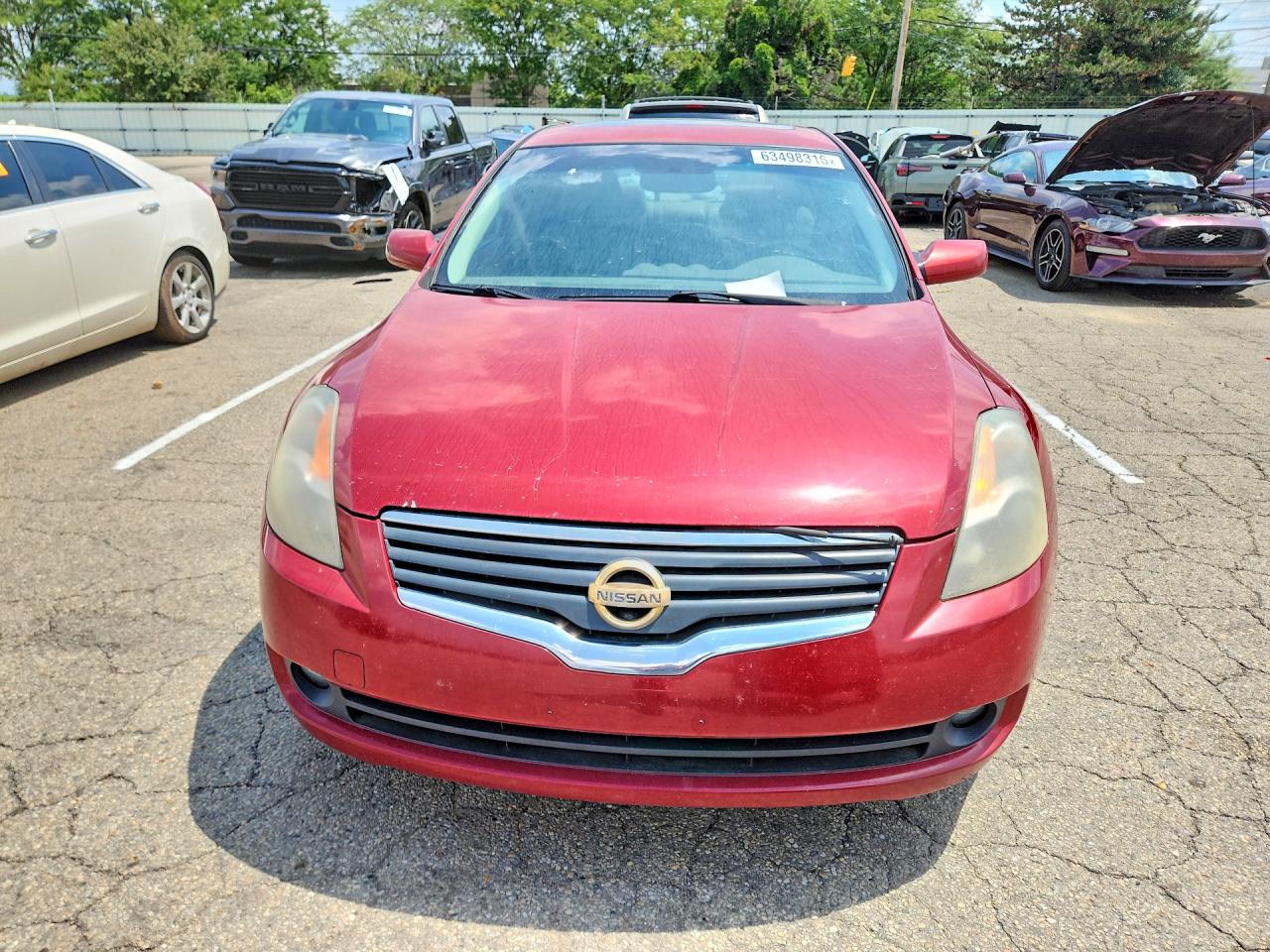 2007 Nissan Altima 2.5 Maroon vin: 1N4AL21E97C118208