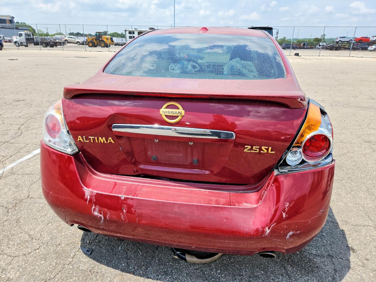 2007 Nissan Altima 2.5 Maroon vin: 1N4AL21E97C118208