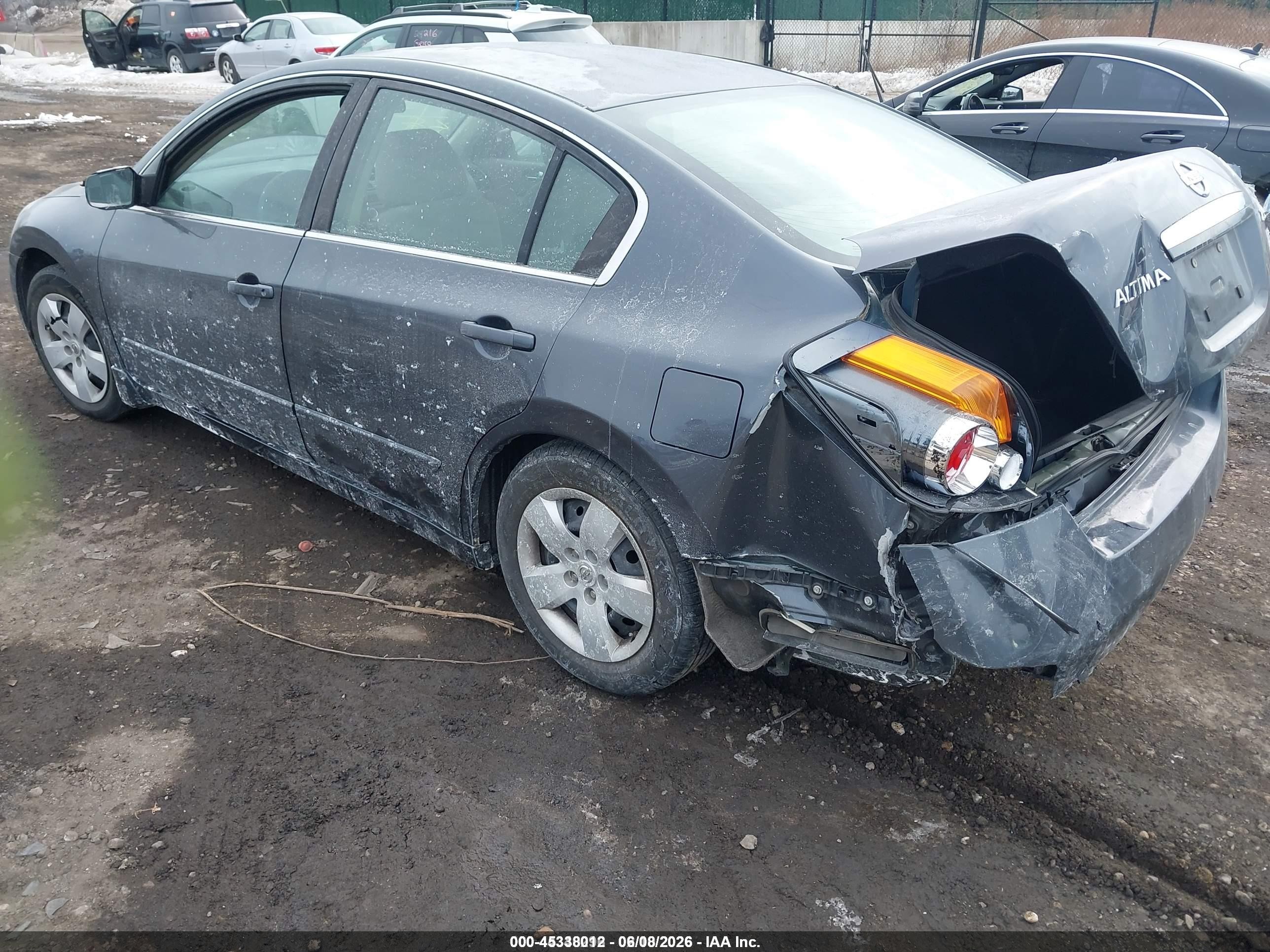 2007 Nissan Altima 2.5 S Серый vin: 1N4AL21E97C130018