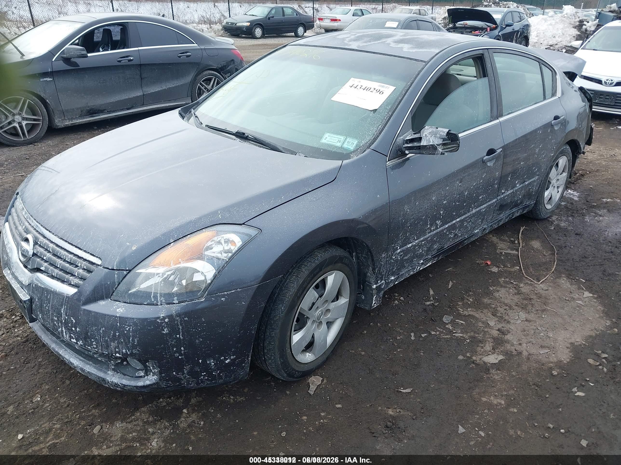 2007 Nissan Altima 2.5 S Серый vin: 1N4AL21E97C130018