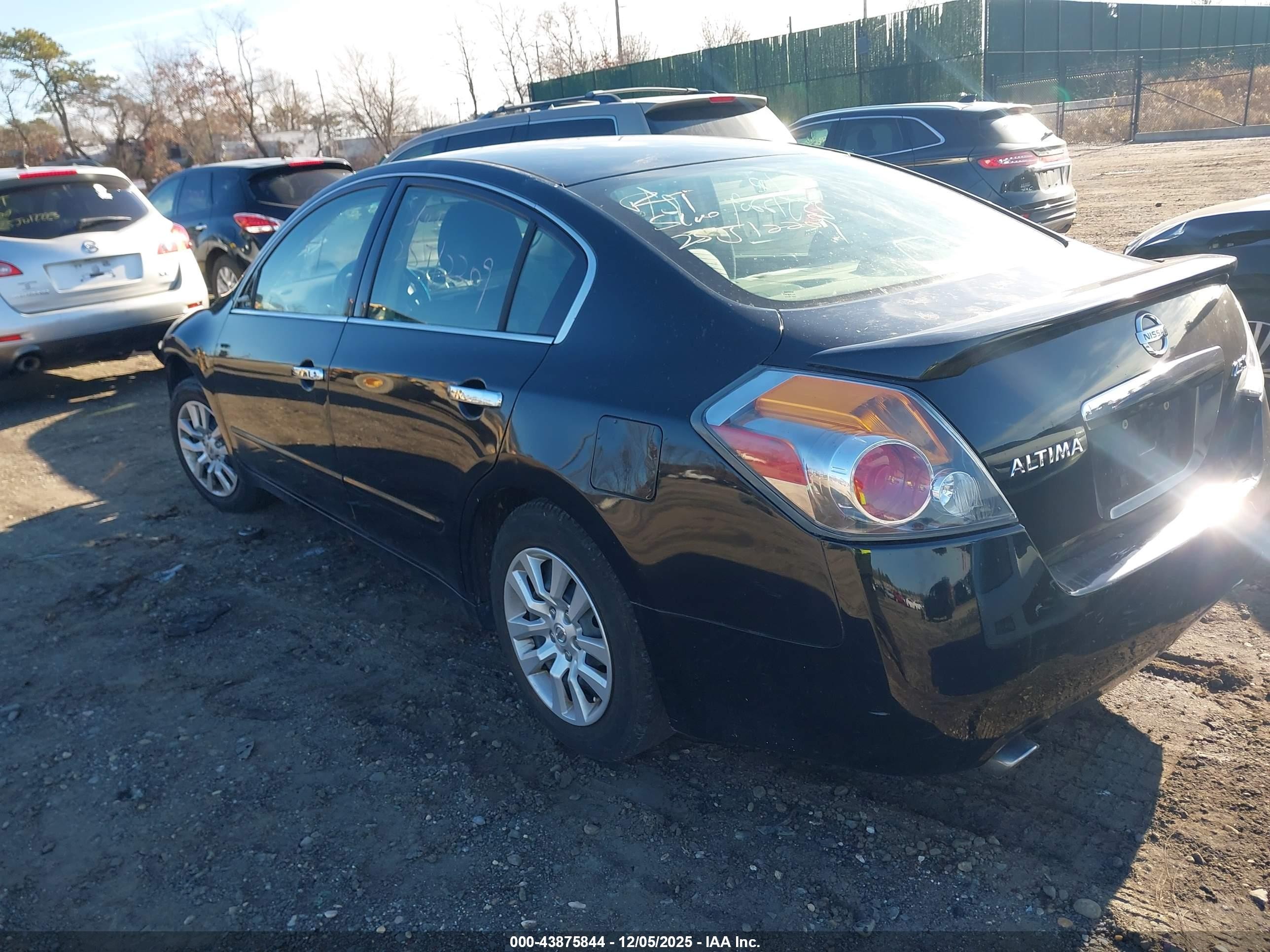 2007 Nissan Altima 2.5 S Black vin: 1N4AL21E97C140712