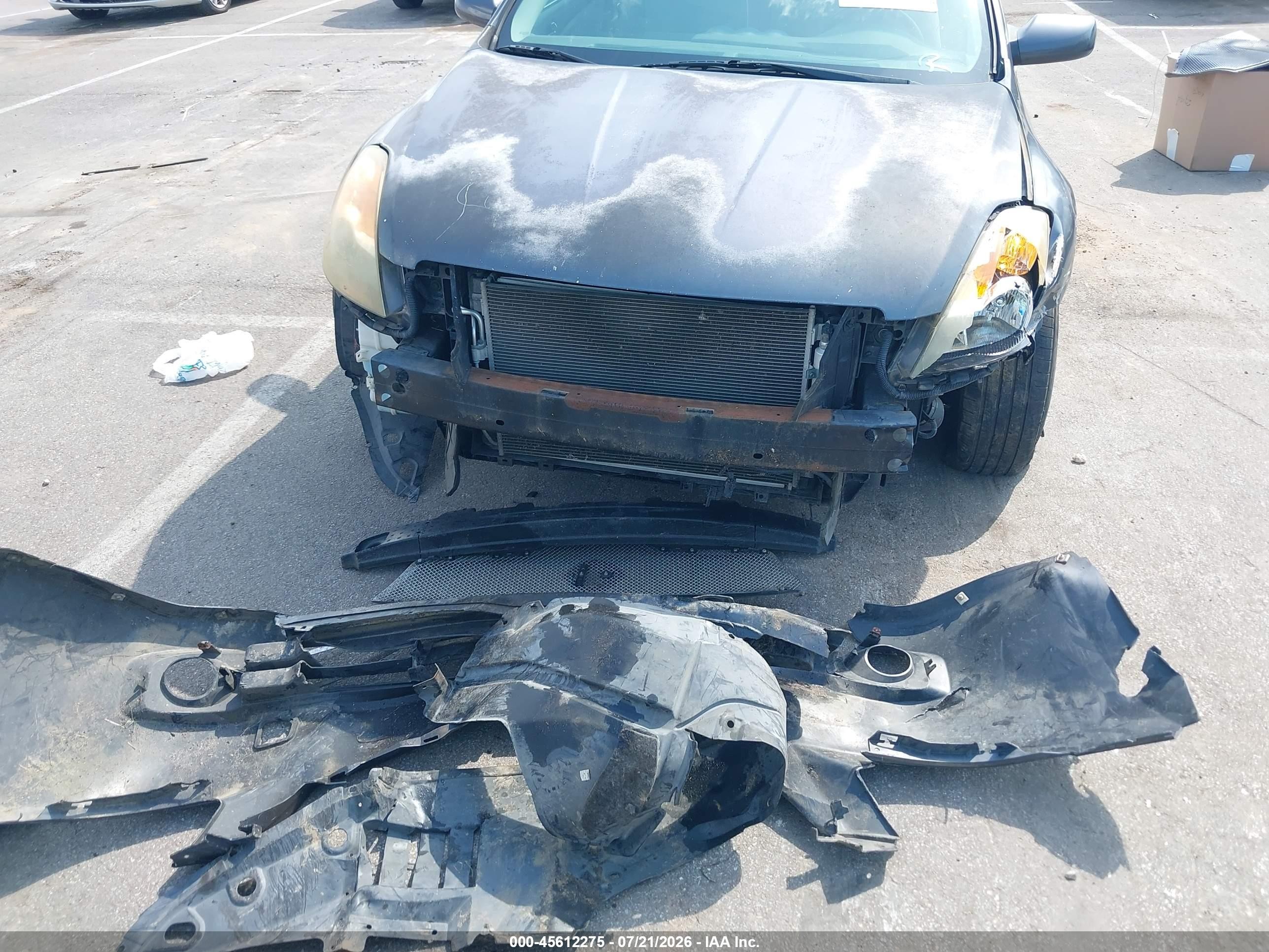 2007 Nissan Altima 2.5 S Серый vin: 1N4AL21E97C166436