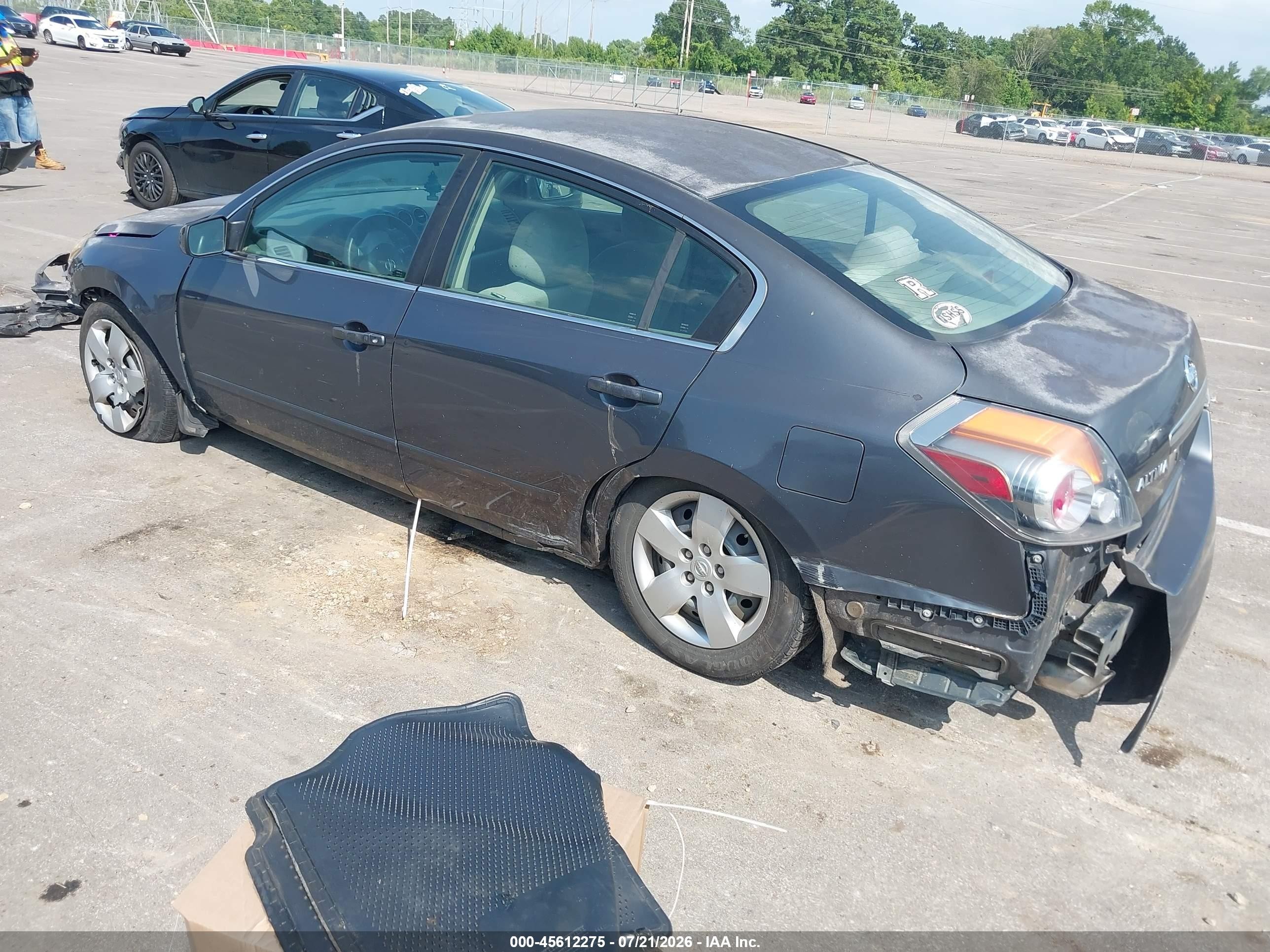 2007 Nissan Altima 2.5 S Серый vin: 1N4AL21E97C166436