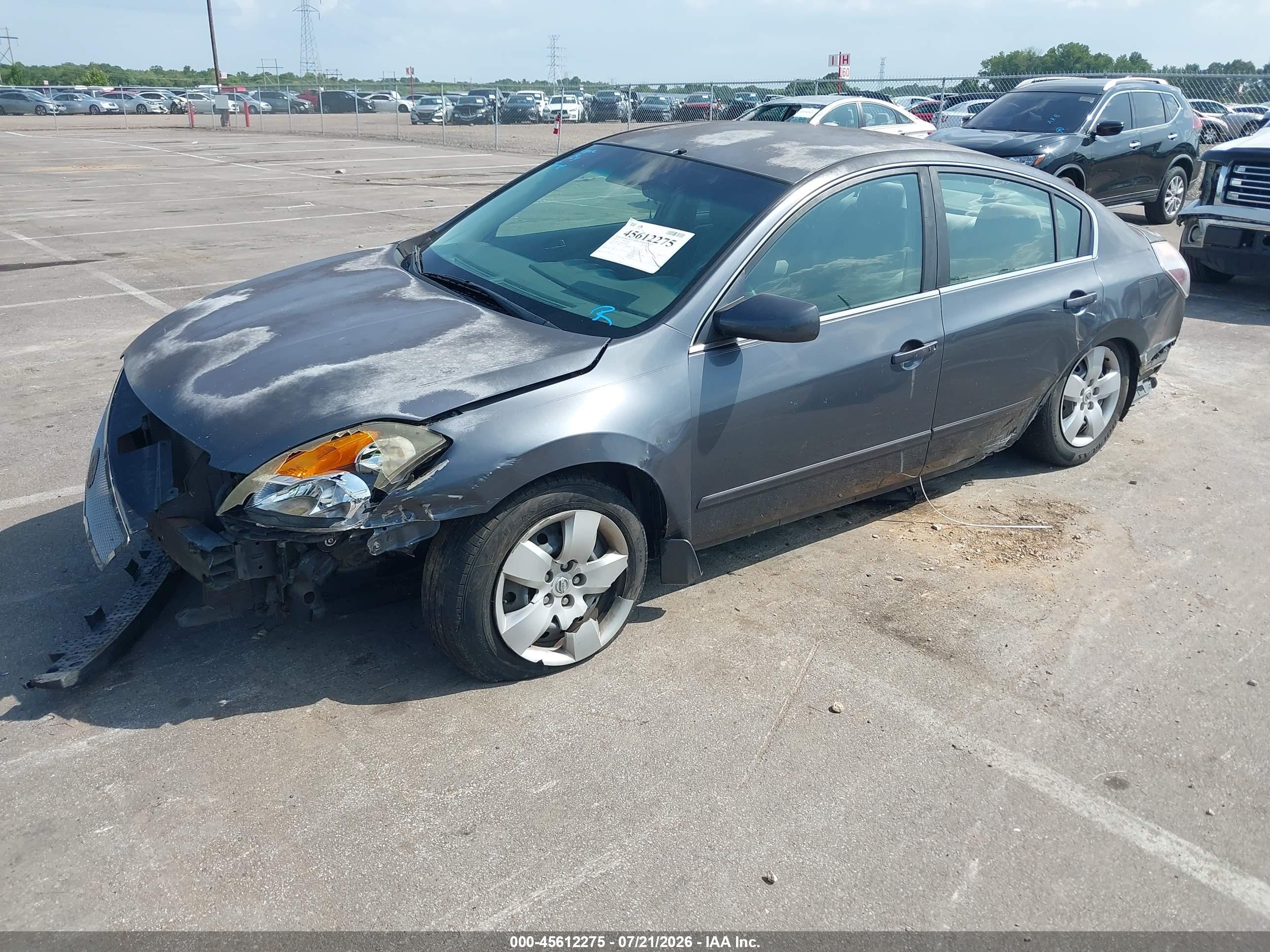 2007 Nissan Altima 2.5 S Серый vin: 1N4AL21E97C166436