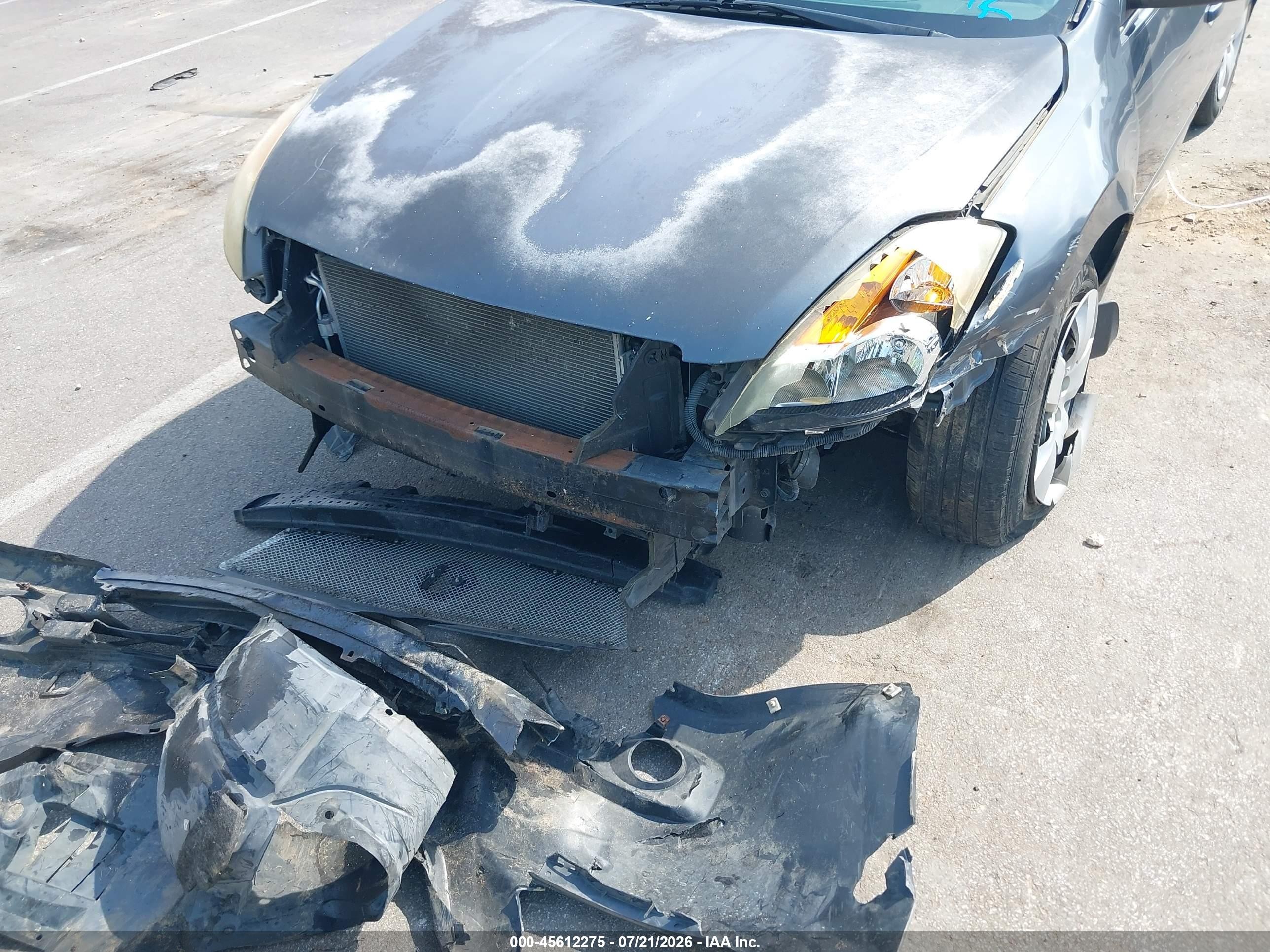 2007 Nissan Altima 2.5 S Серый vin: 1N4AL21E97C166436