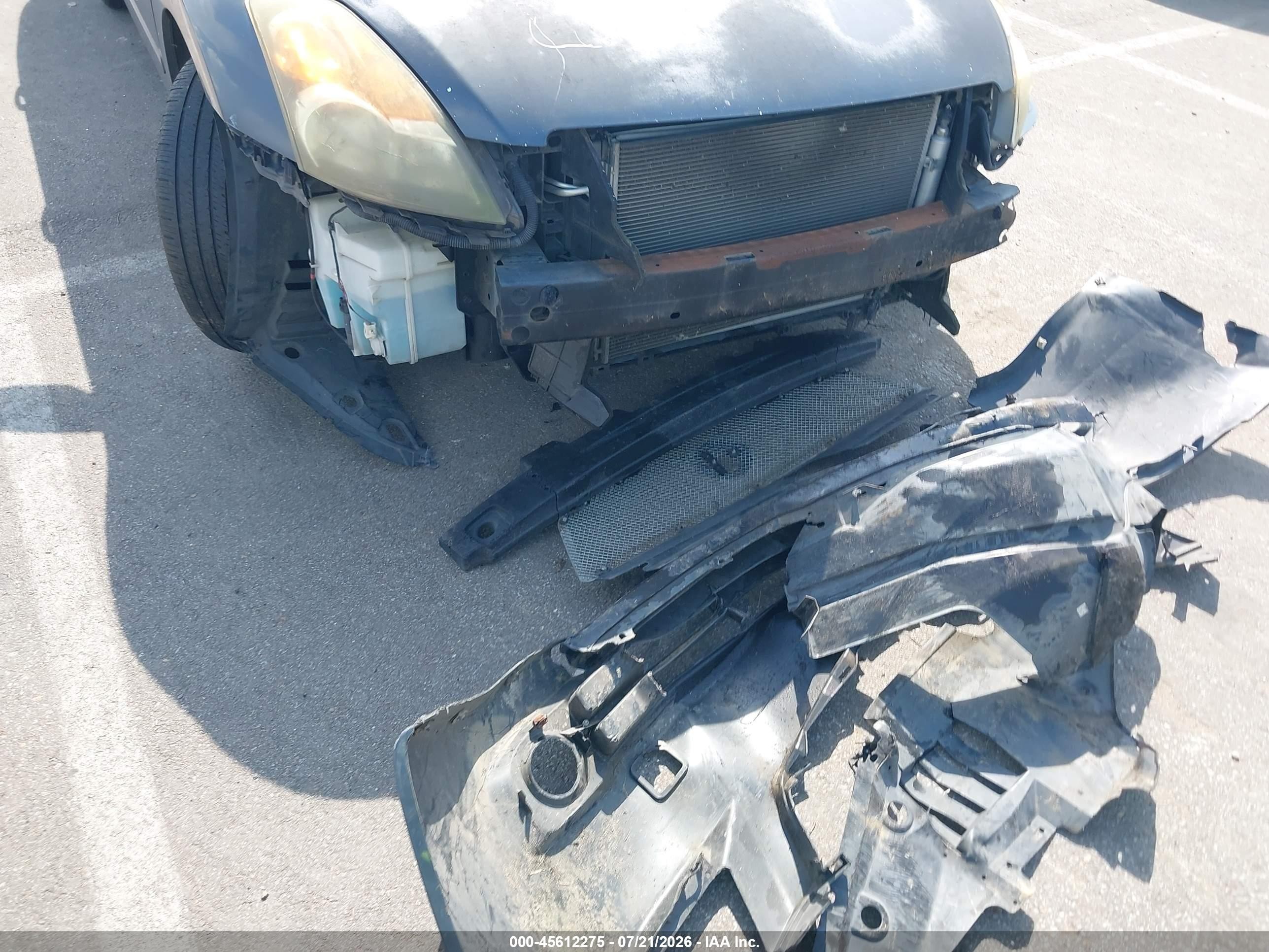 2007 Nissan Altima 2.5 S Серый vin: 1N4AL21E97C166436