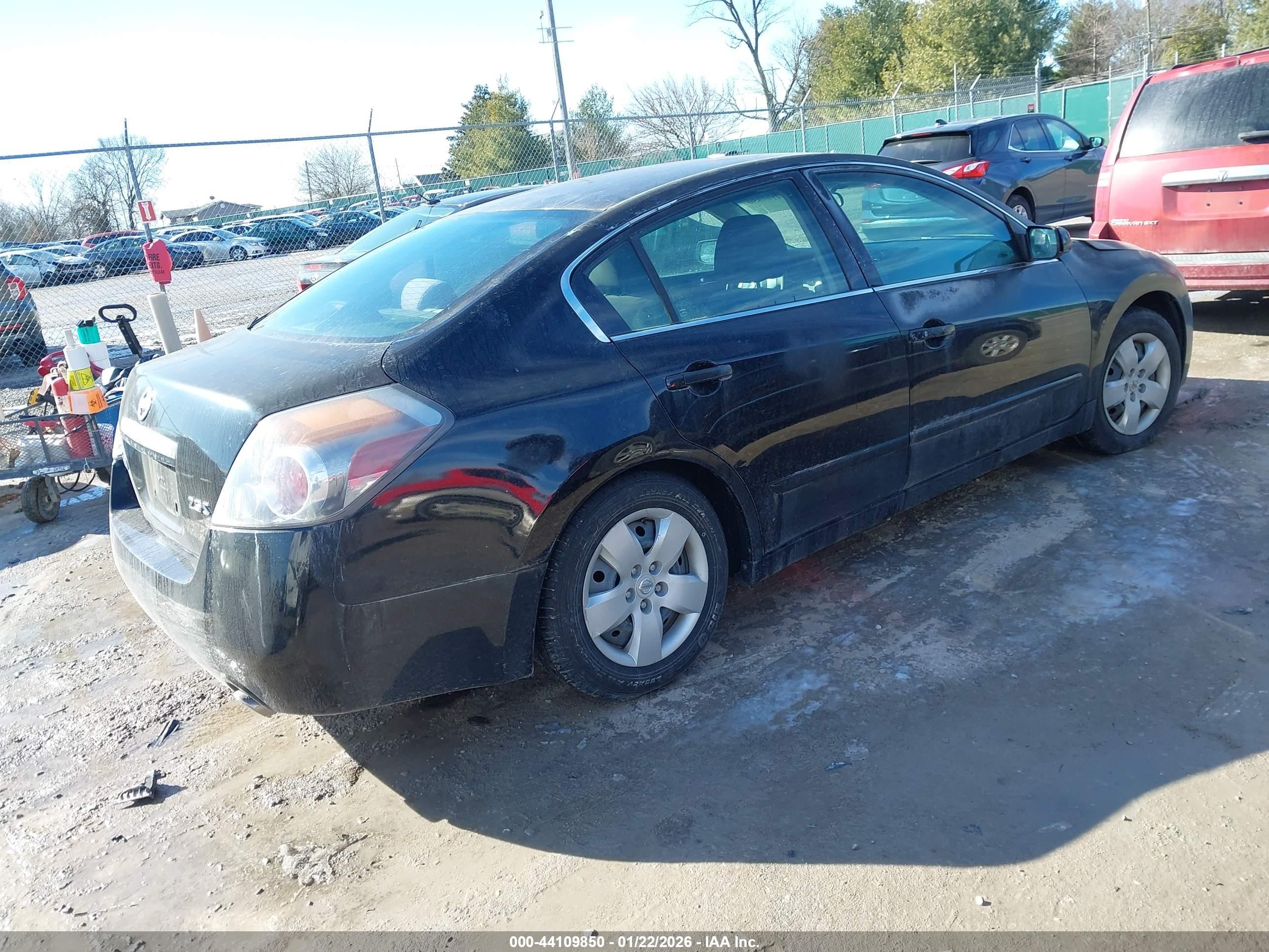 2007 Nissan Altima 2.5 S Черный vin: 1N4AL21E97C202819