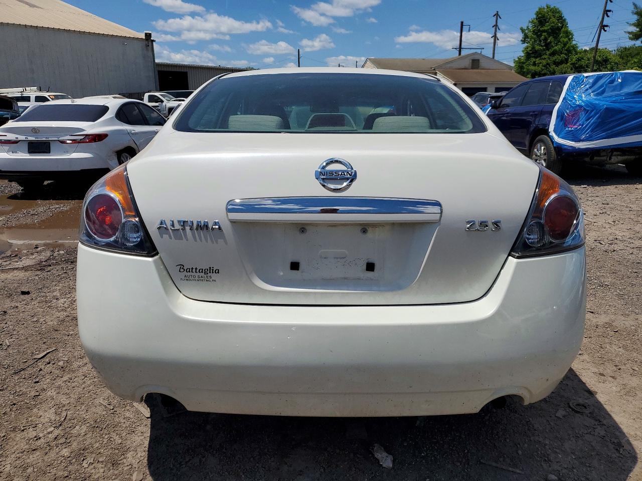 2007 Nissan Altima 2.5 White vin: 1N4AL21E97C223492
