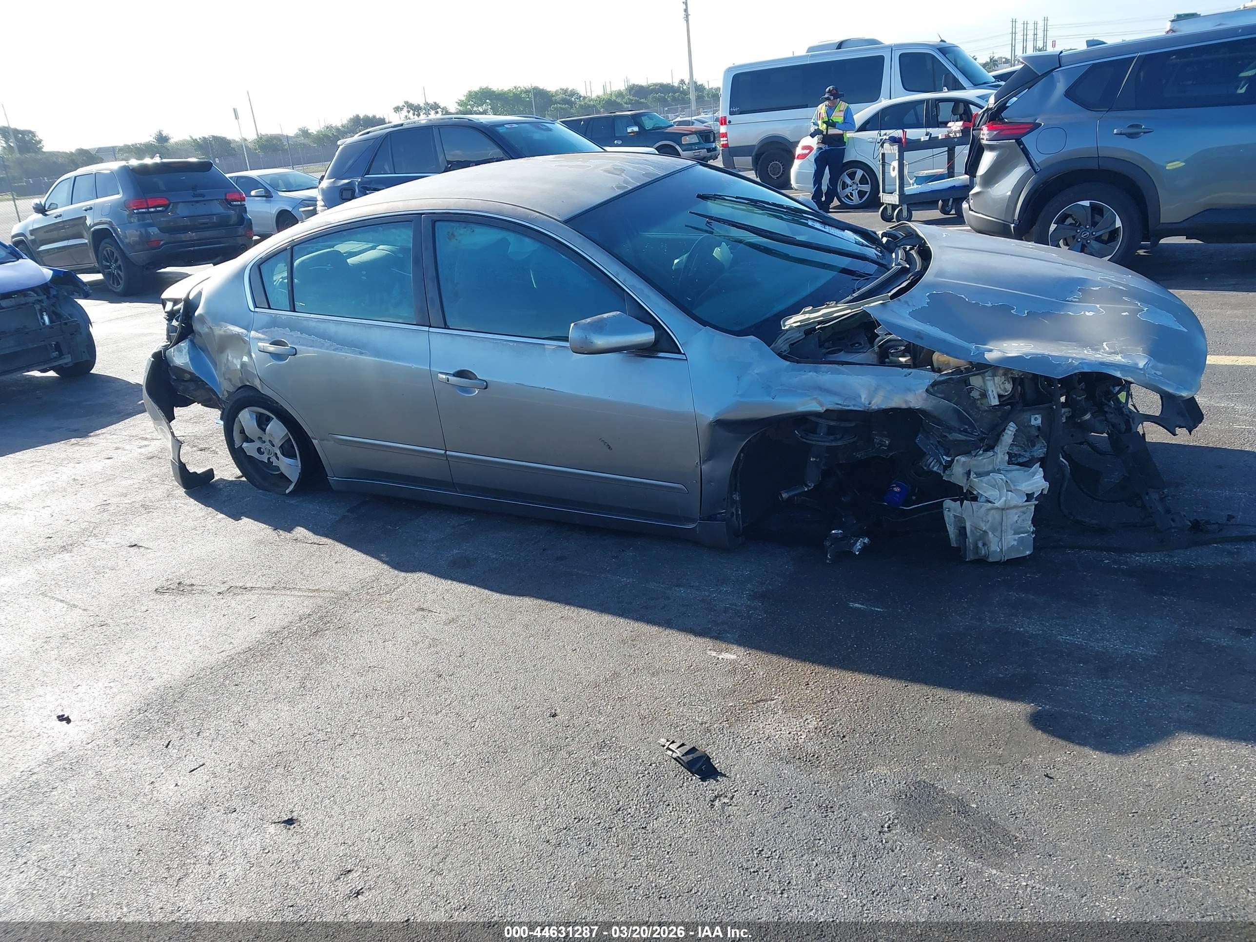 2007 Nissan Altima 2.5 S Gray vin: 1N4AL21E97N473450