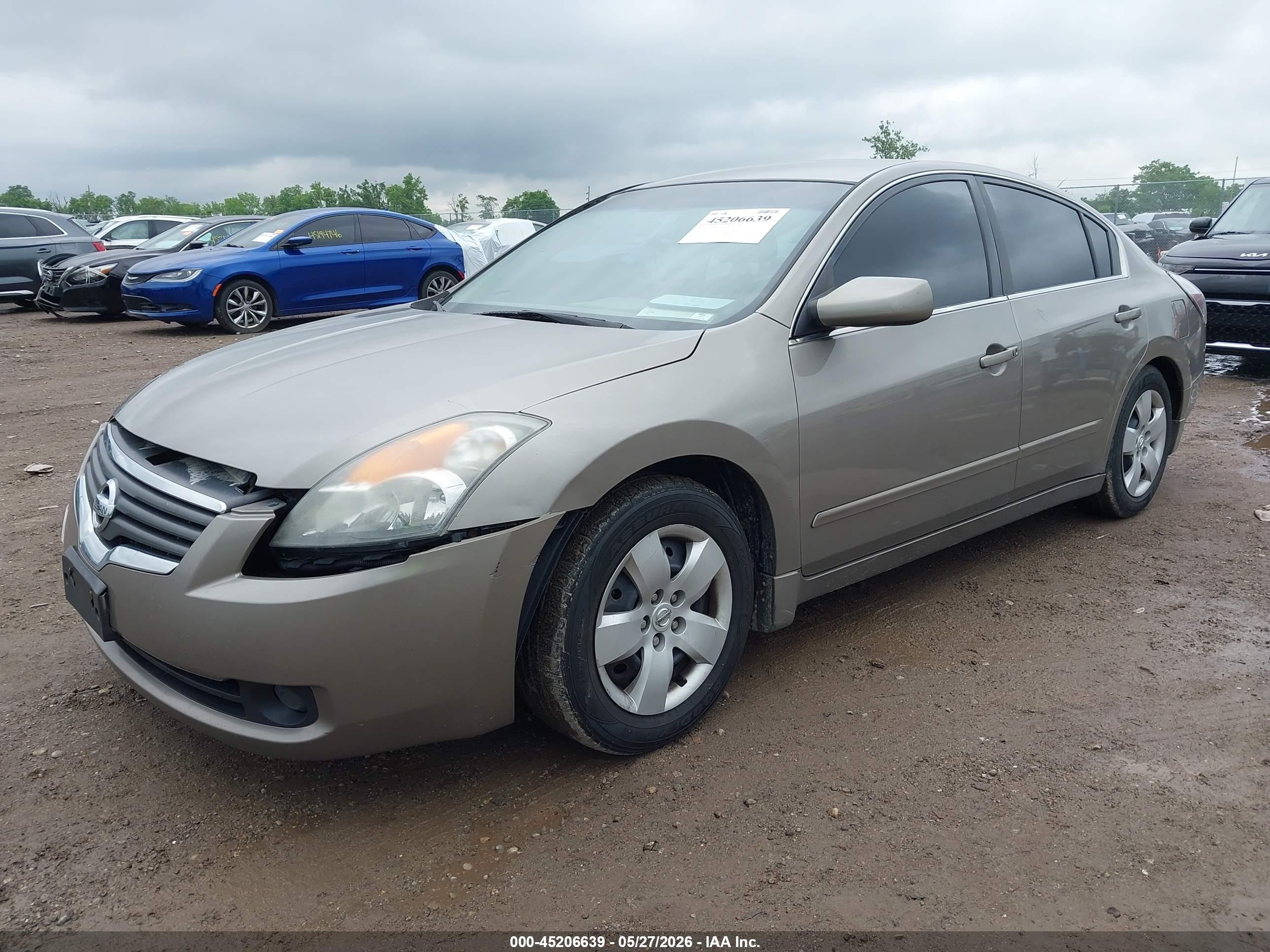 2008 Nissan Altima 2.5 S Tan vin: 1N4AL21E98C140663