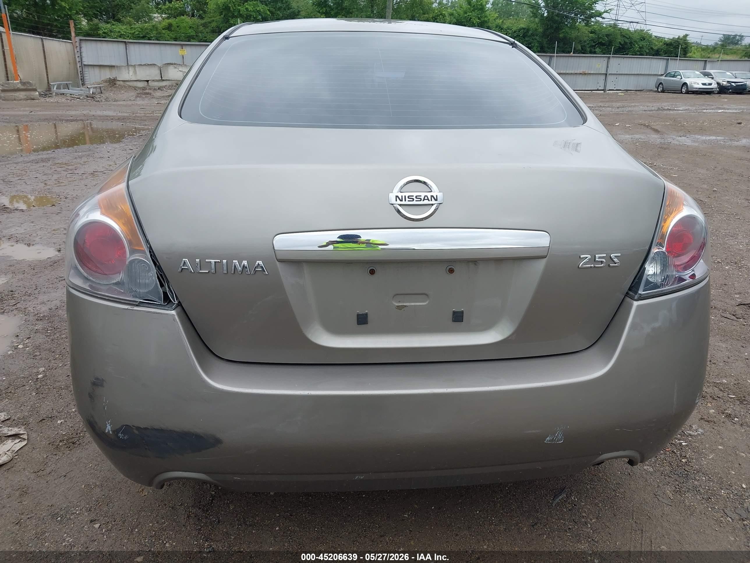 2008 Nissan Altima 2.5 S Tan vin: 1N4AL21E98C140663