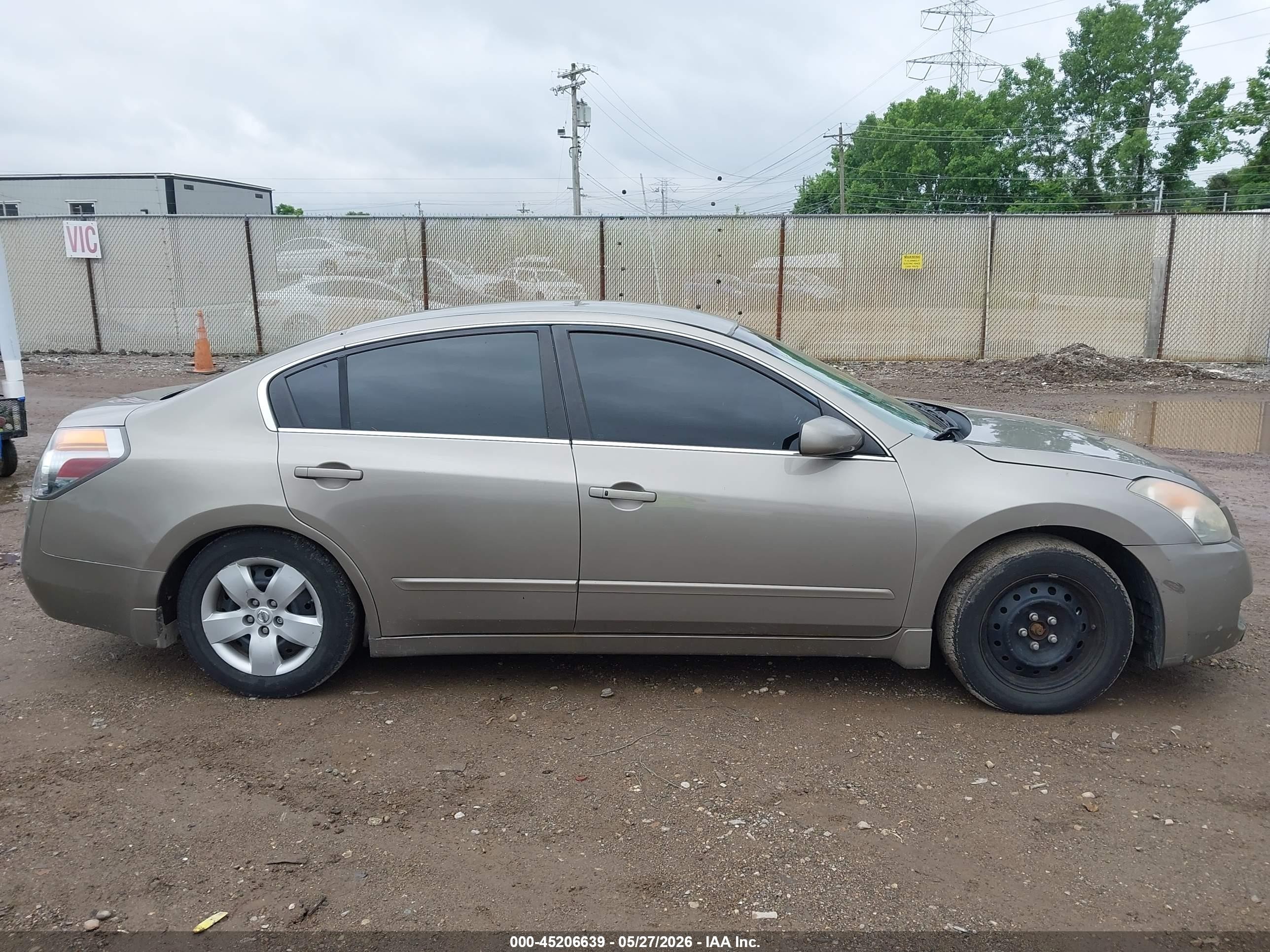 2008 Nissan Altima 2.5 S Tan vin: 1N4AL21E98C140663