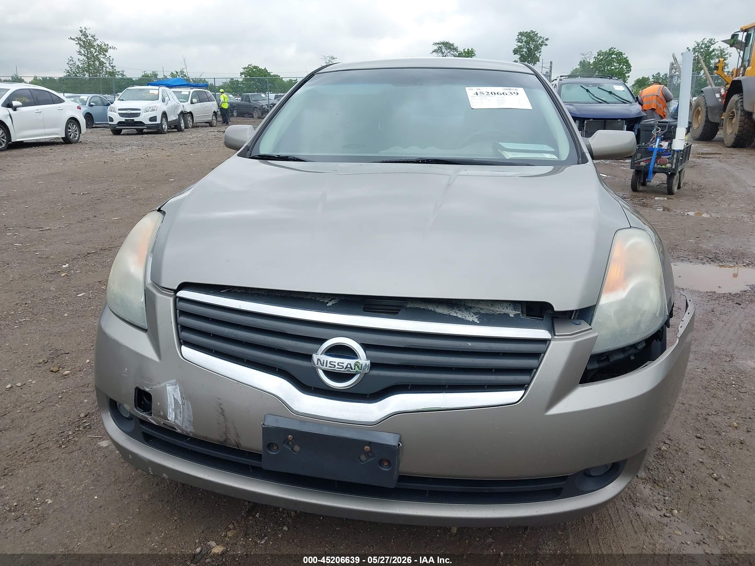 2008 Nissan Altima 2.5 S Tan vin: 1N4AL21E98C140663
