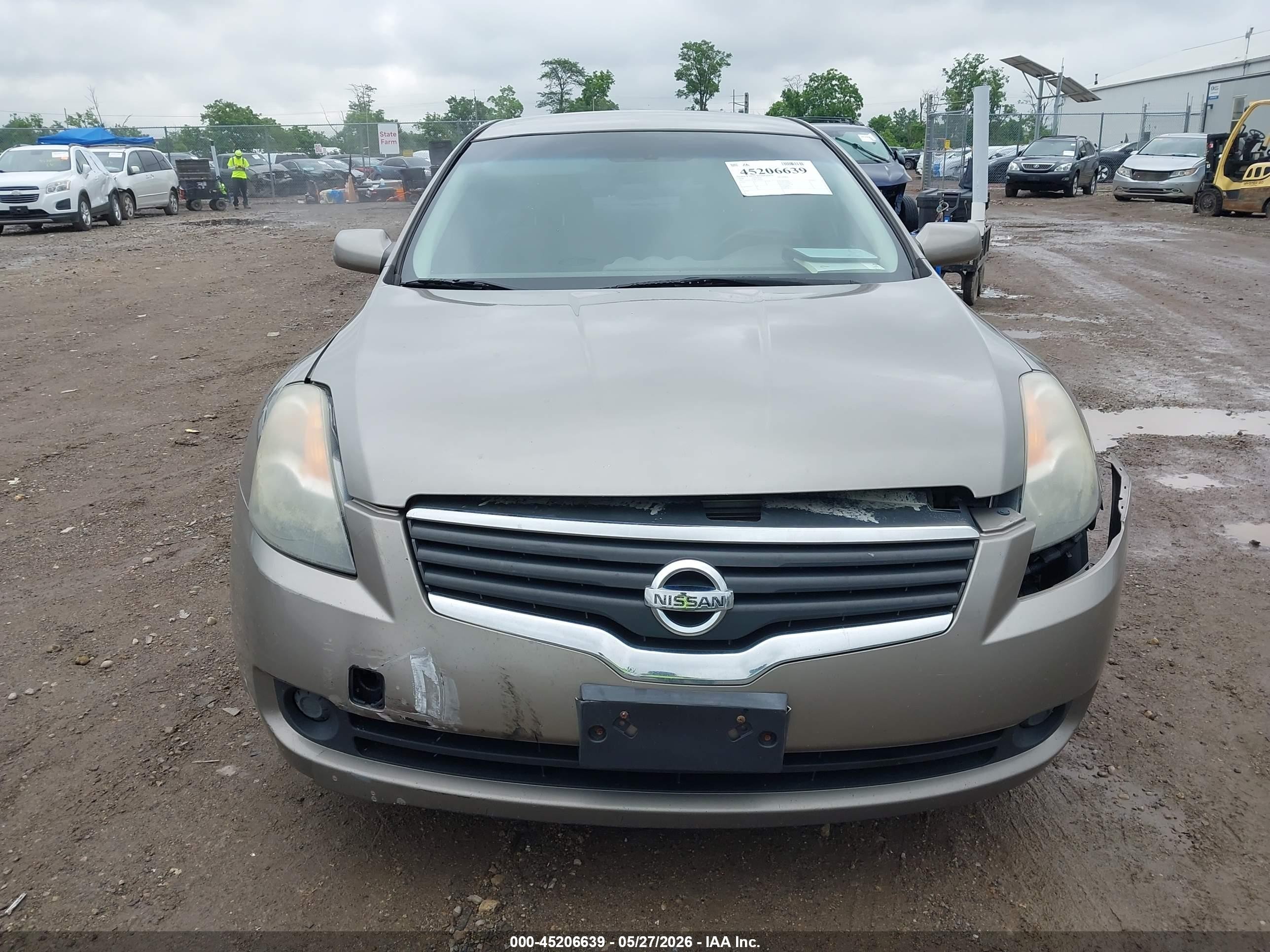 2008 Nissan Altima 2.5 S Tan vin: 1N4AL21E98C140663