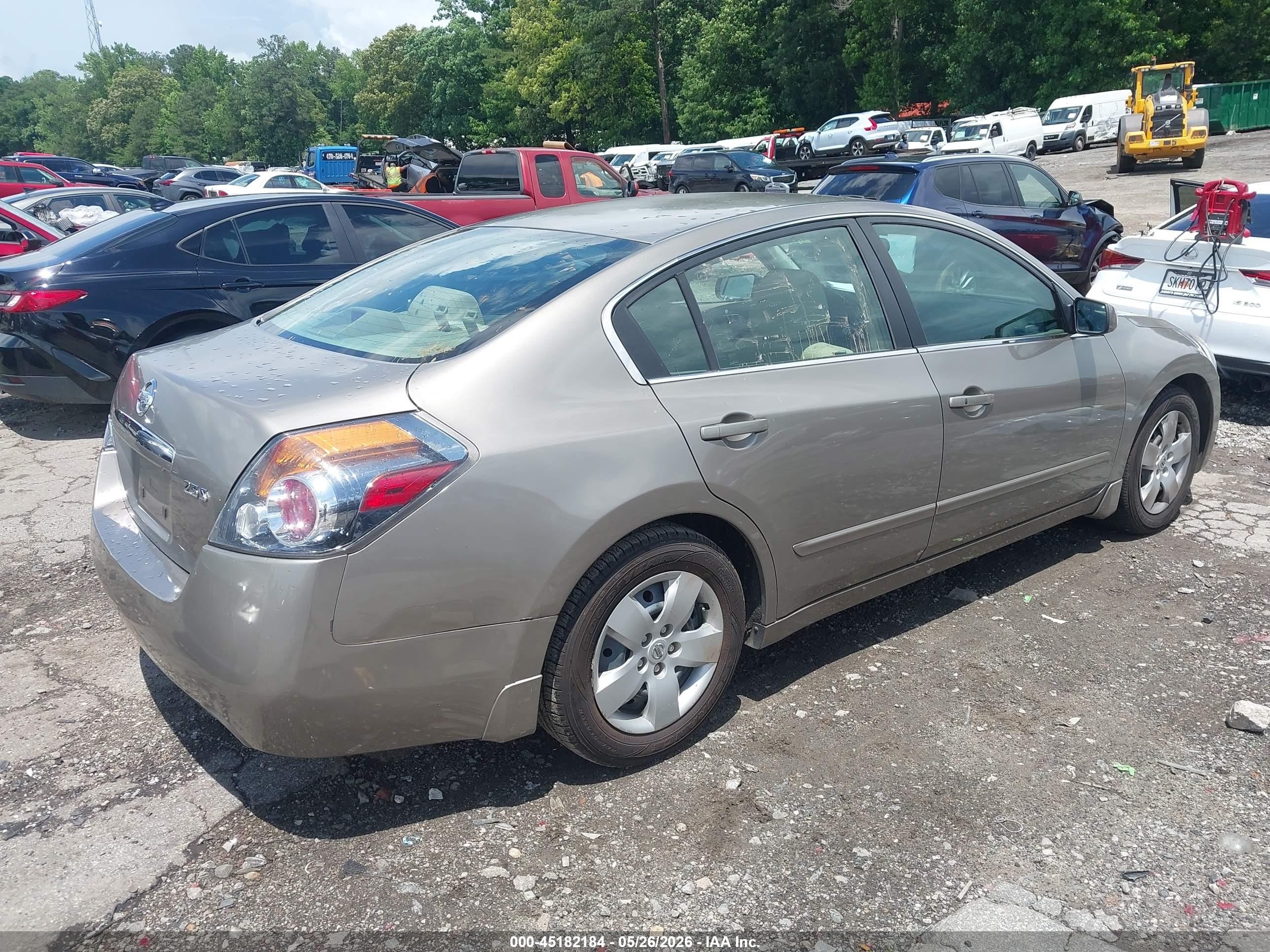 2008 Nissan Altima 2.5 S Gold vin: 1N4AL21E98C167619