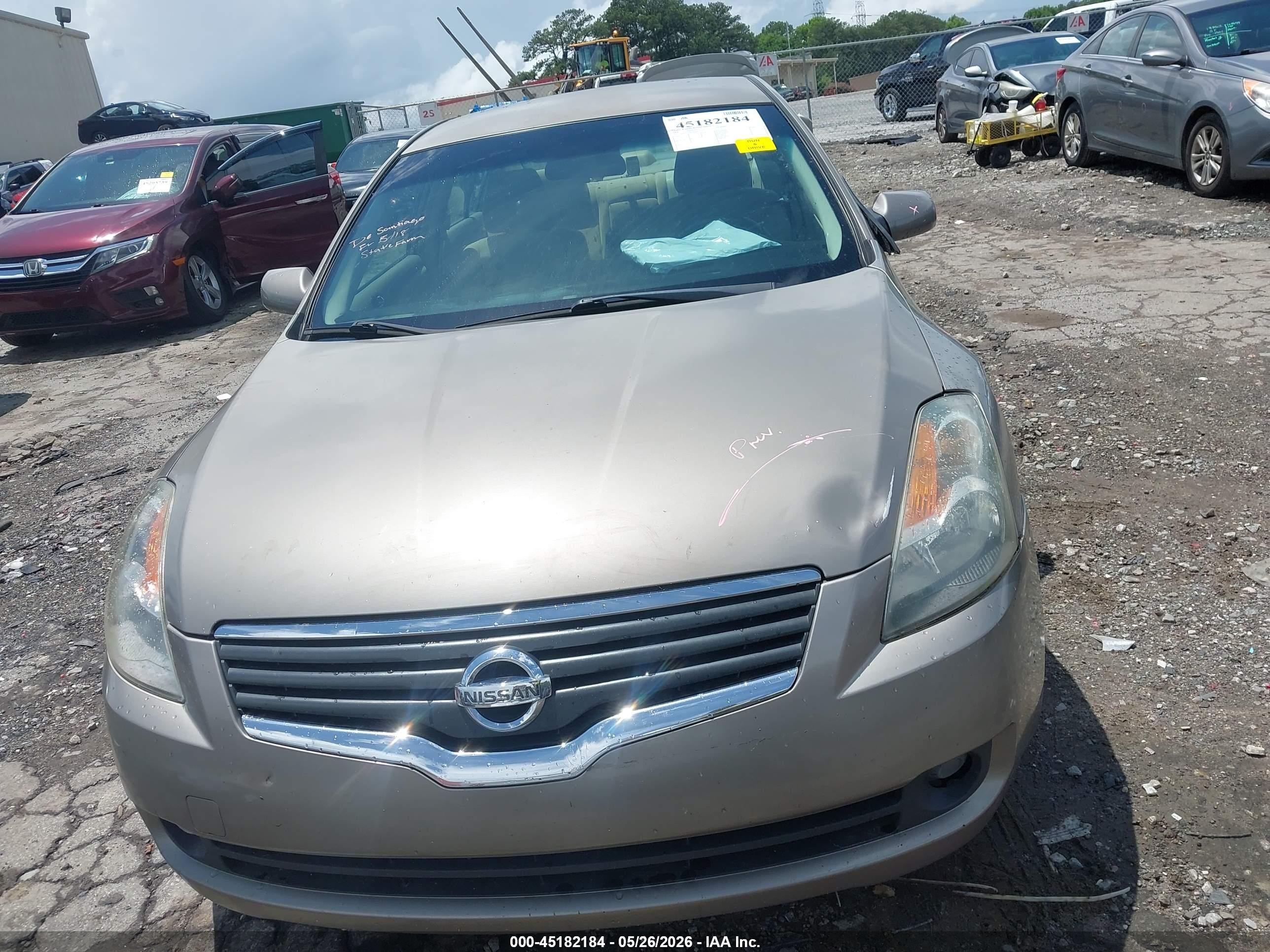 2008 Nissan Altima 2.5 S Gold vin: 1N4AL21E98C167619