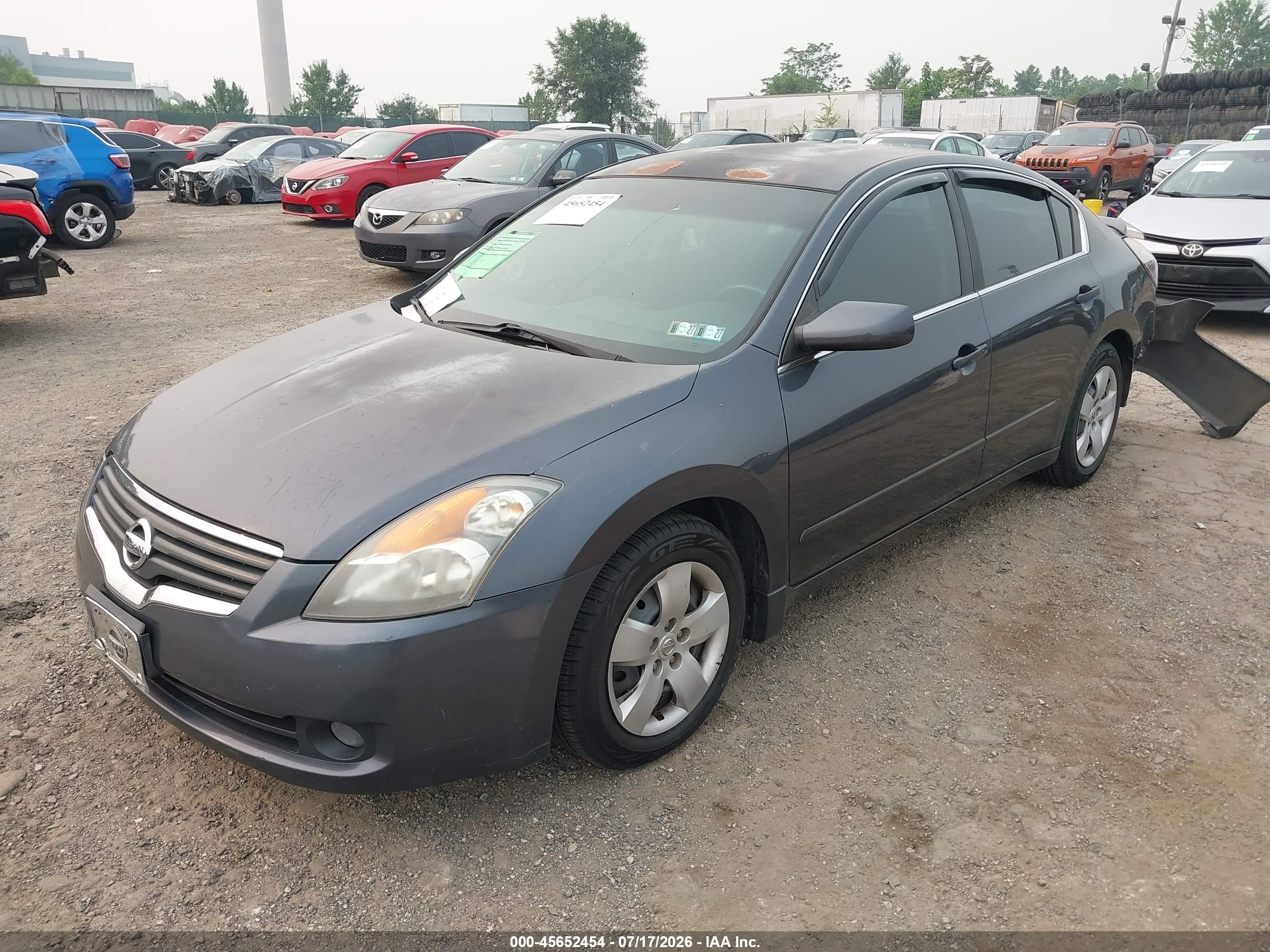 2008 Nissan Altima 2.5 S Gray vin: 1N4AL21E98C212834