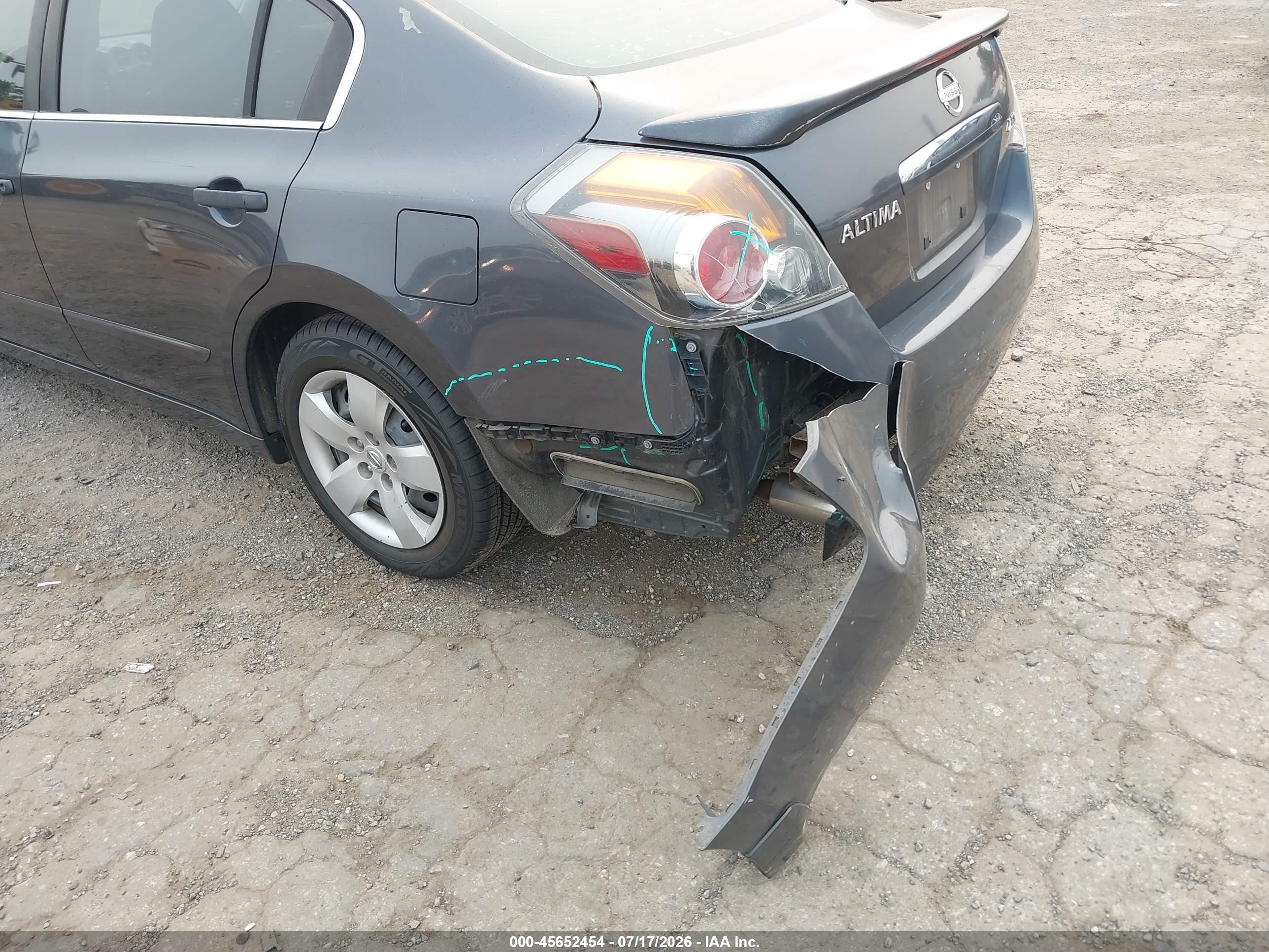 2008 Nissan Altima 2.5 S Gray vin: 1N4AL21E98C212834