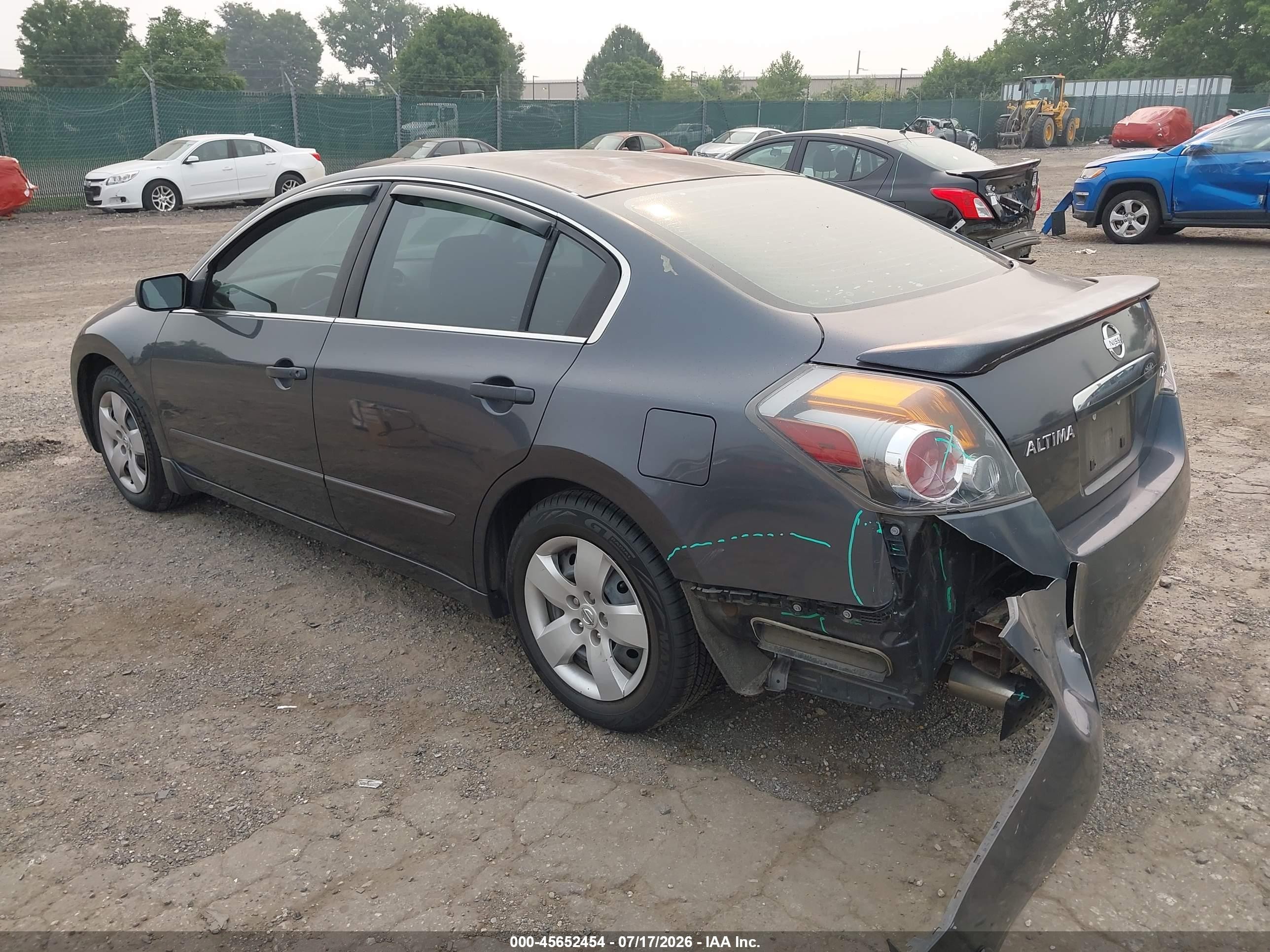 2008 Nissan Altima 2.5 S Gray vin: 1N4AL21E98C212834