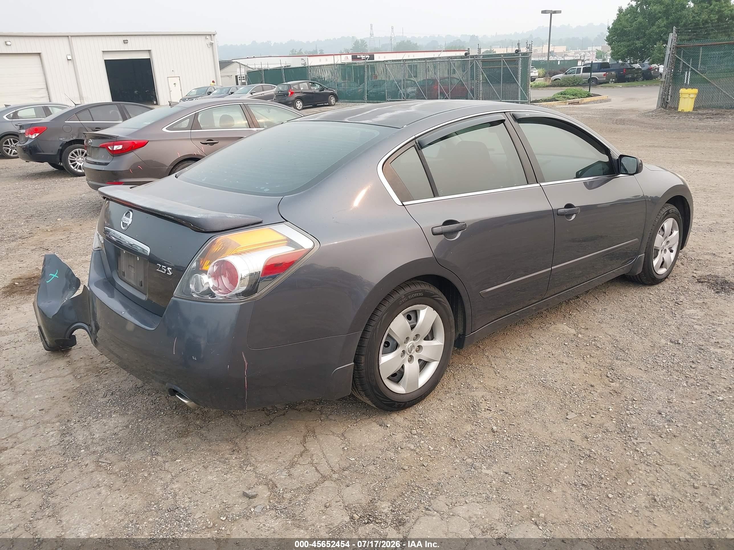 2008 Nissan Altima 2.5 S Gray vin: 1N4AL21E98C212834