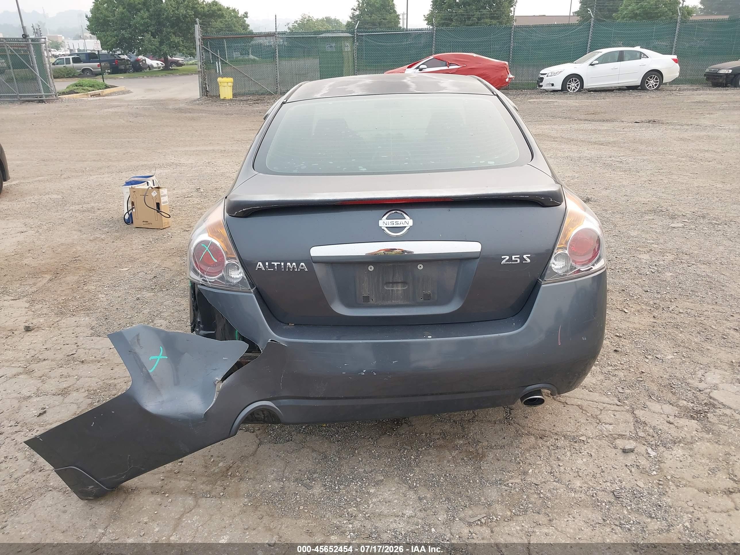 2008 Nissan Altima 2.5 S Gray vin: 1N4AL21E98C212834