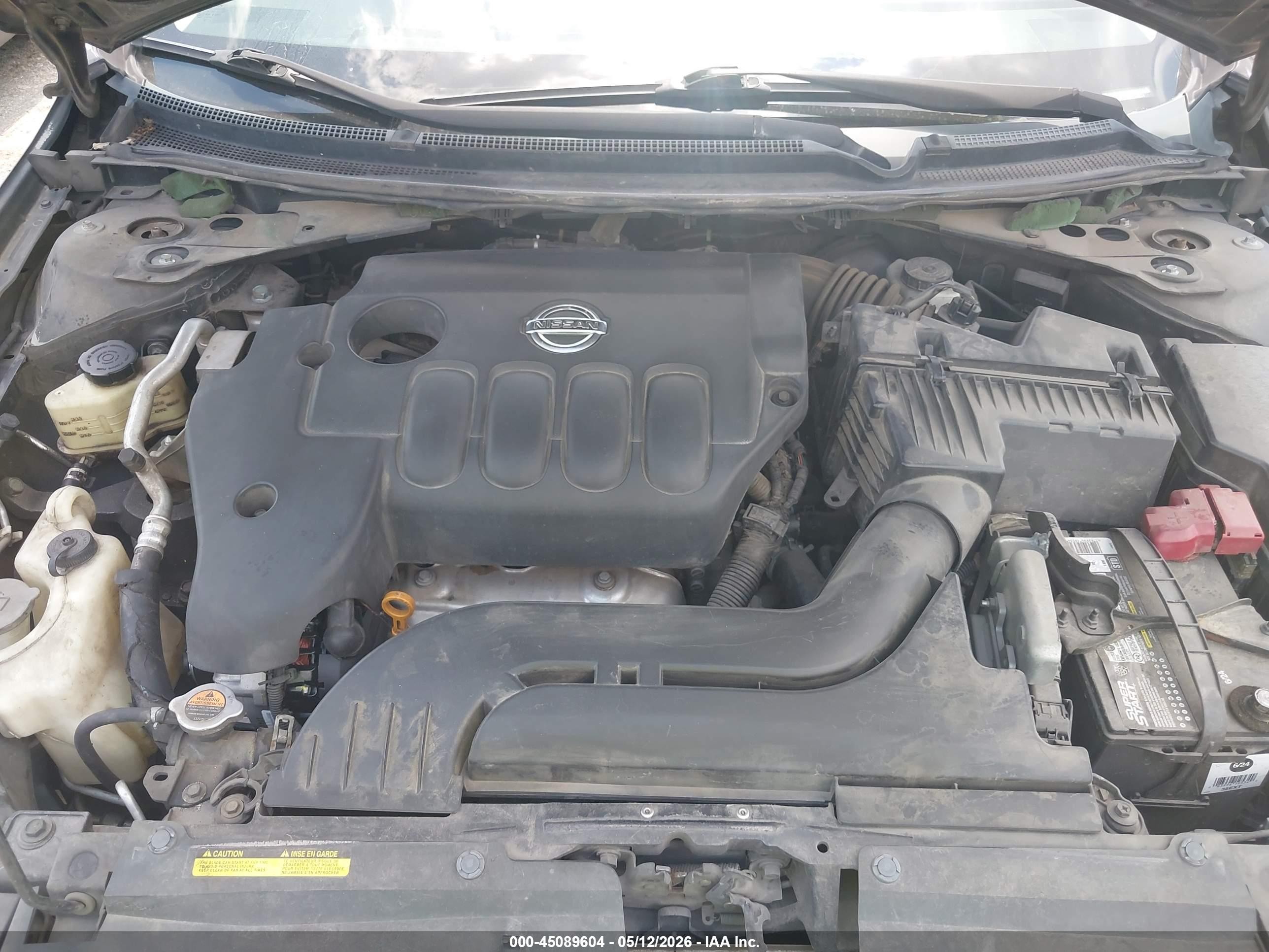 2008 Nissan Altima 2.5 S Black vin: 1N4AL21E98C269874