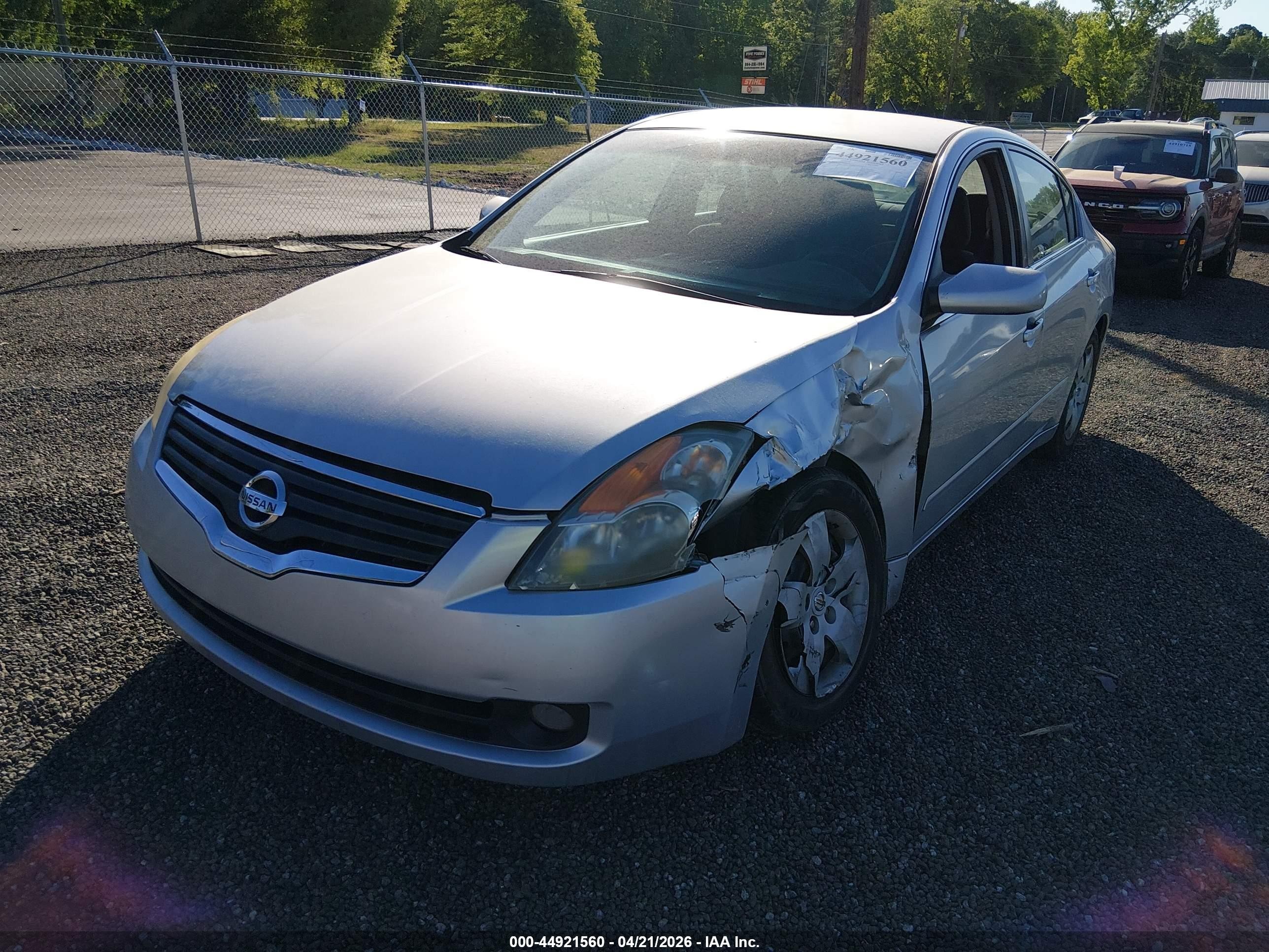 2008 Nissan Altima 2.5 S Серебряный vin: 1N4AL21E98C285105