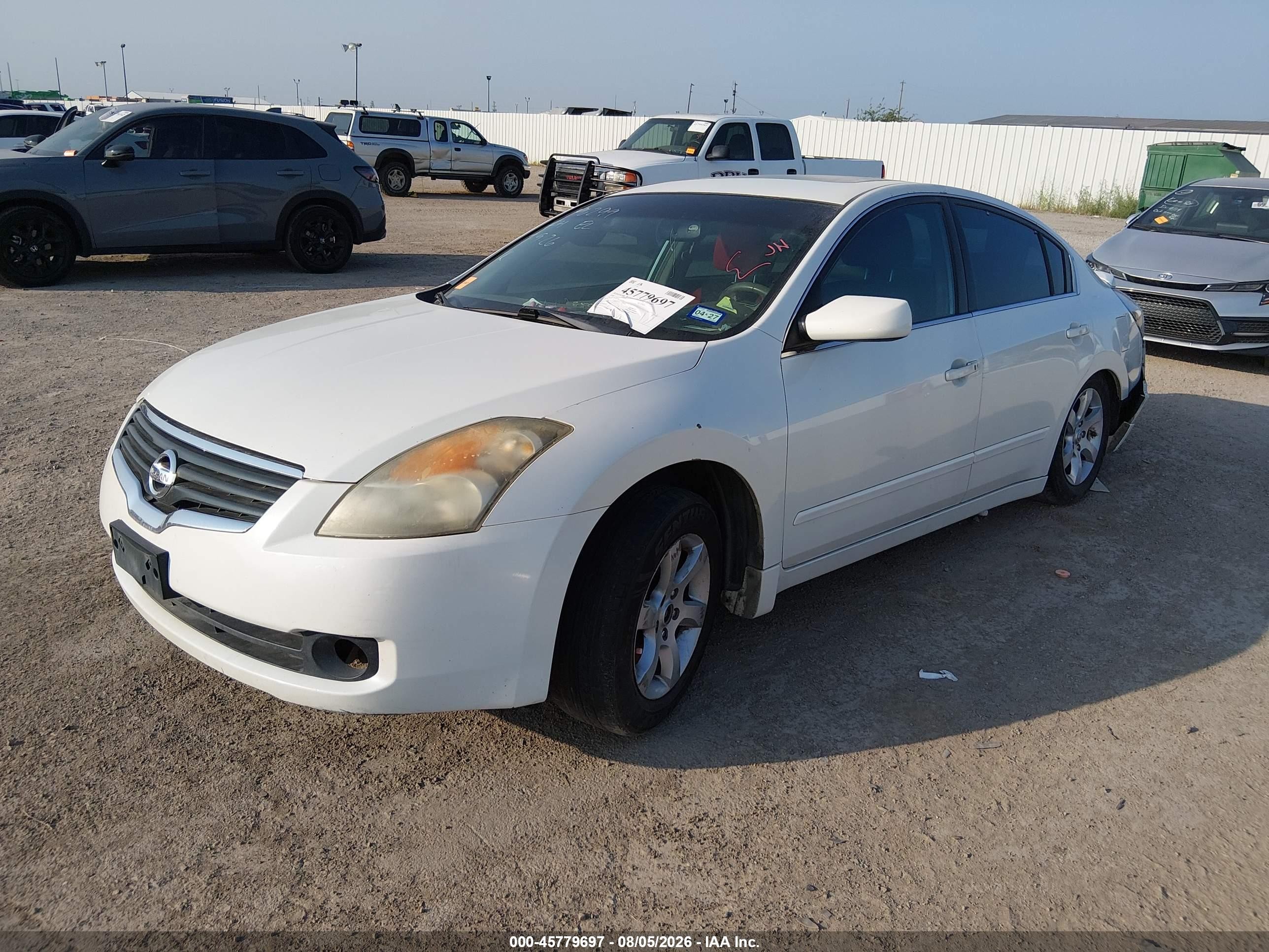 2008 Nissan Altima 2.5 Sl White vin: 1N4AL21E98N443768