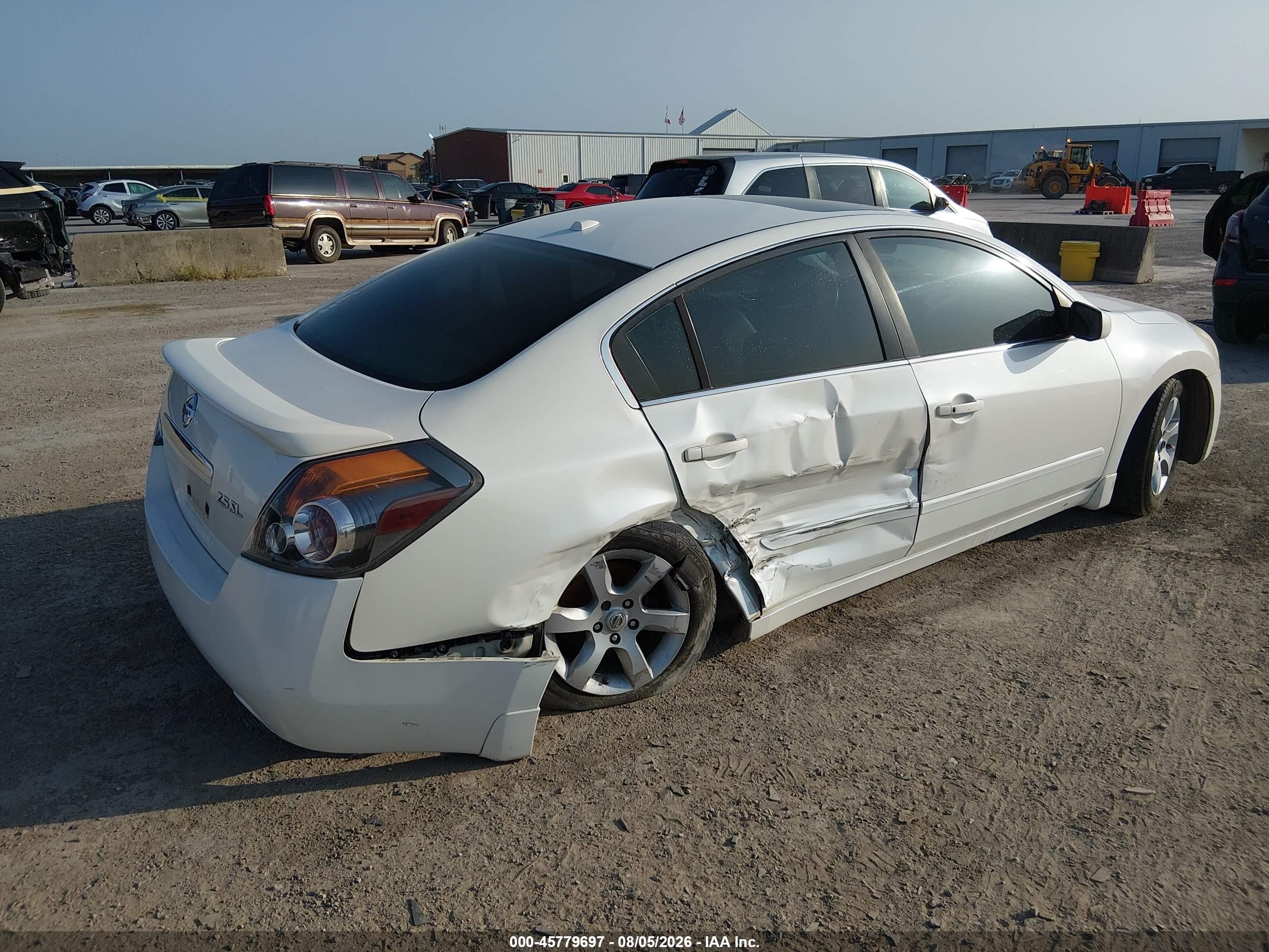 2008 Nissan Altima 2.5 Sl White vin: 1N4AL21E98N443768