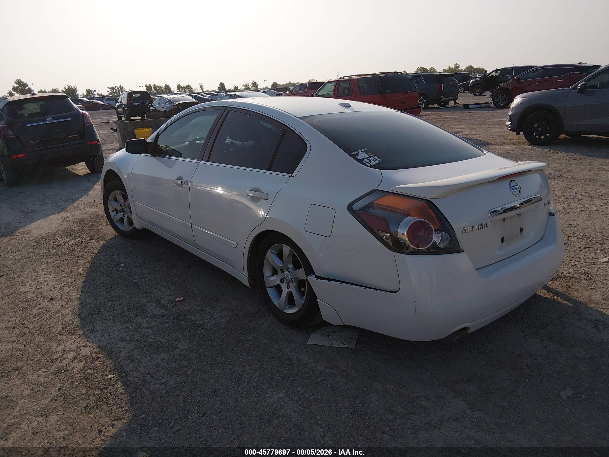 2008 Nissan Altima 2.5 Sl White vin: 1N4AL21E98N443768