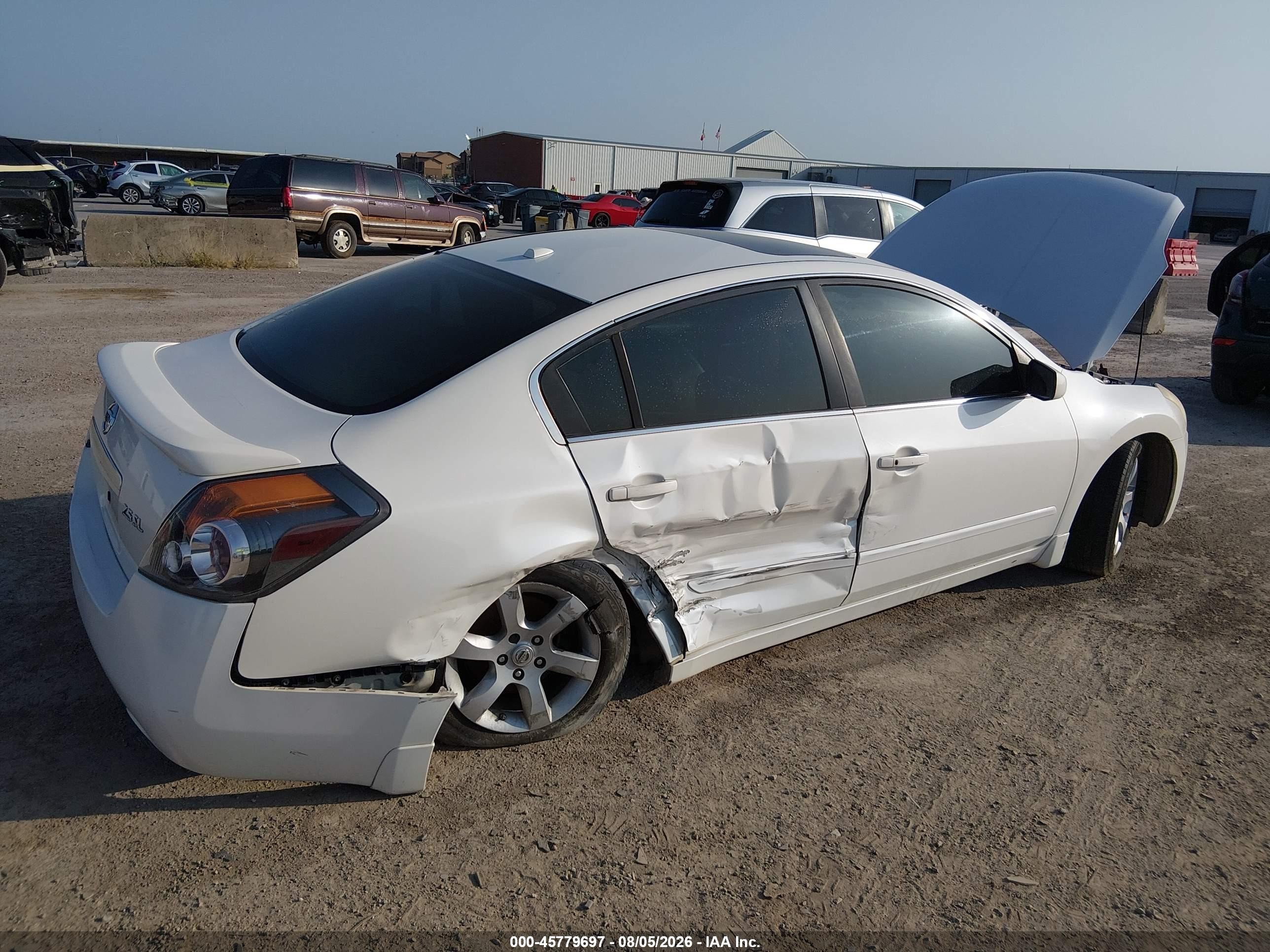2008 Nissan Altima 2.5 Sl White vin: 1N4AL21E98N443768