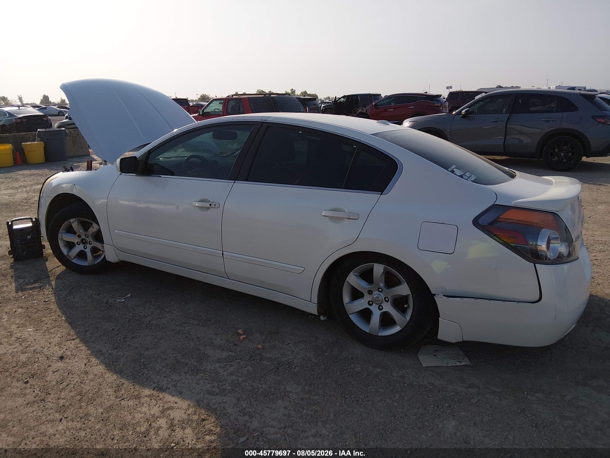 2008 Nissan Altima 2.5 Sl White vin: 1N4AL21E98N443768
