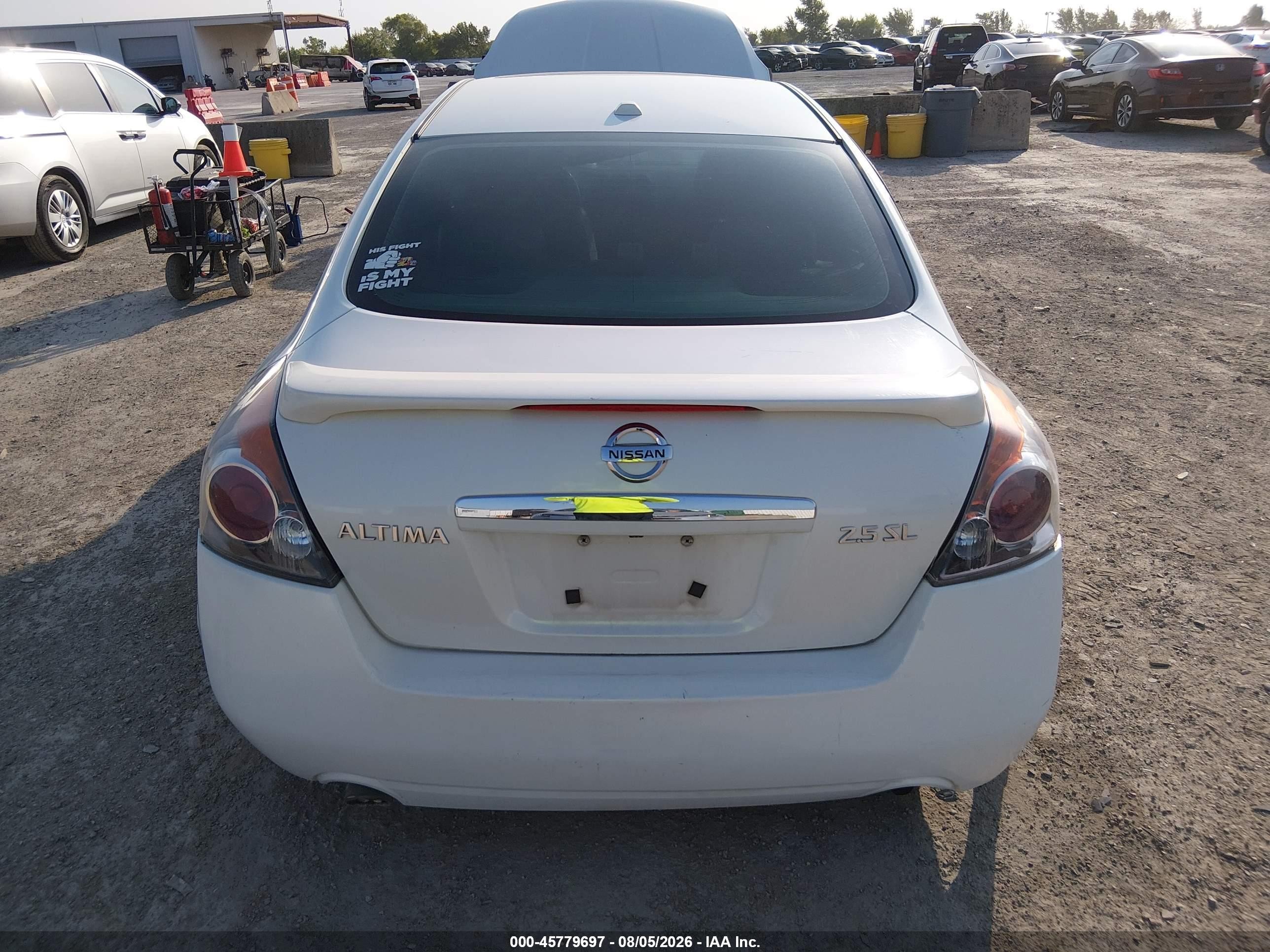 2008 Nissan Altima 2.5 Sl White vin: 1N4AL21E98N443768