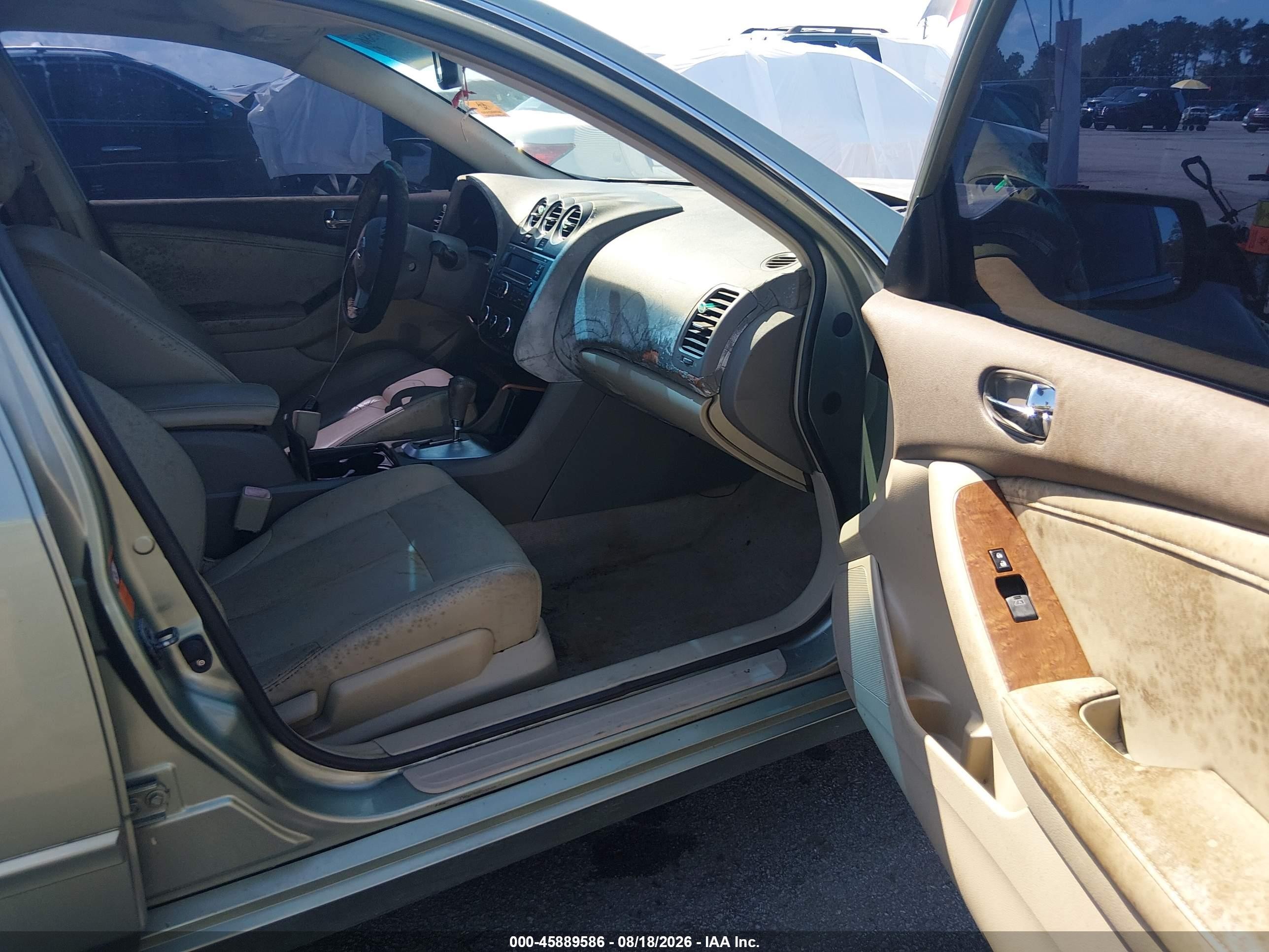 2008 Nissan Altima 2.5 Sl Green vin: 1N4AL21E98N446895