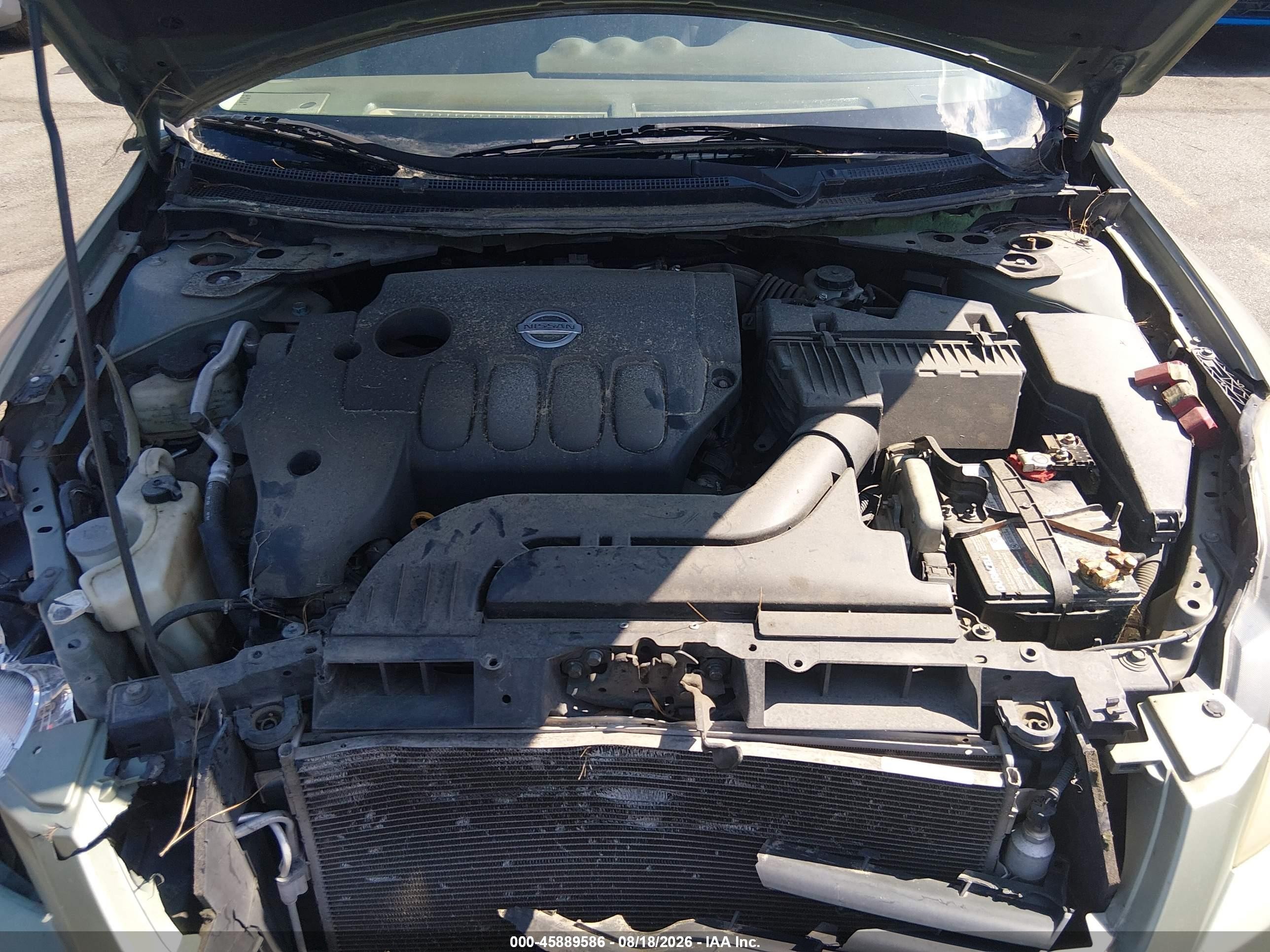 2008 Nissan Altima 2.5 Sl Green vin: 1N4AL21E98N446895