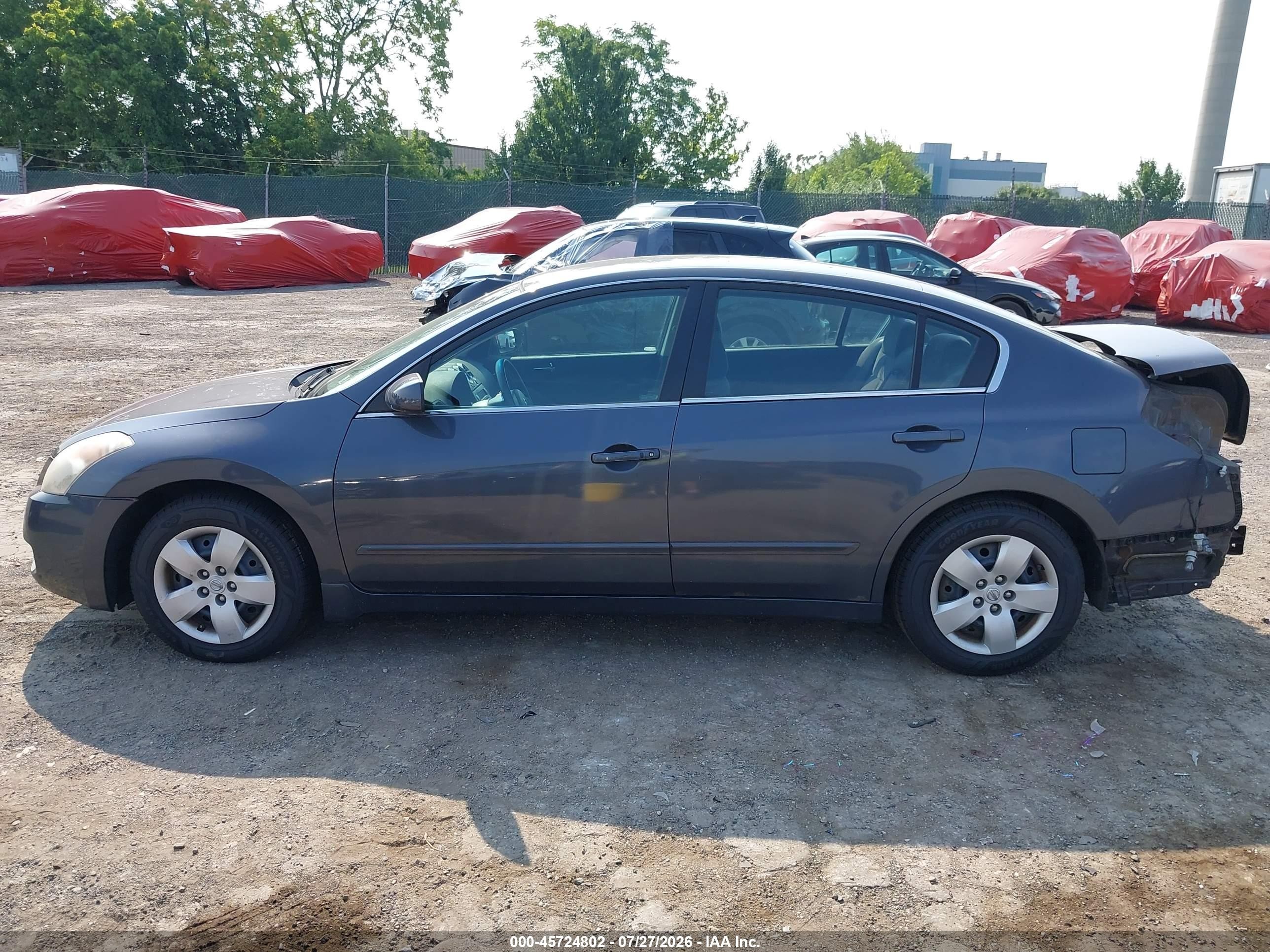 2008 Nissan Altima 2.5 S Серый vin: 1N4AL21E98N500678