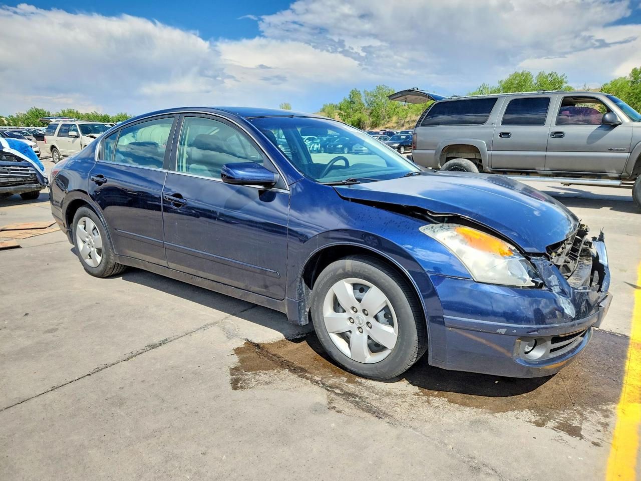 2008 Nissan Altima 2.5 Blue vin: 1N4AL21E98N521367
