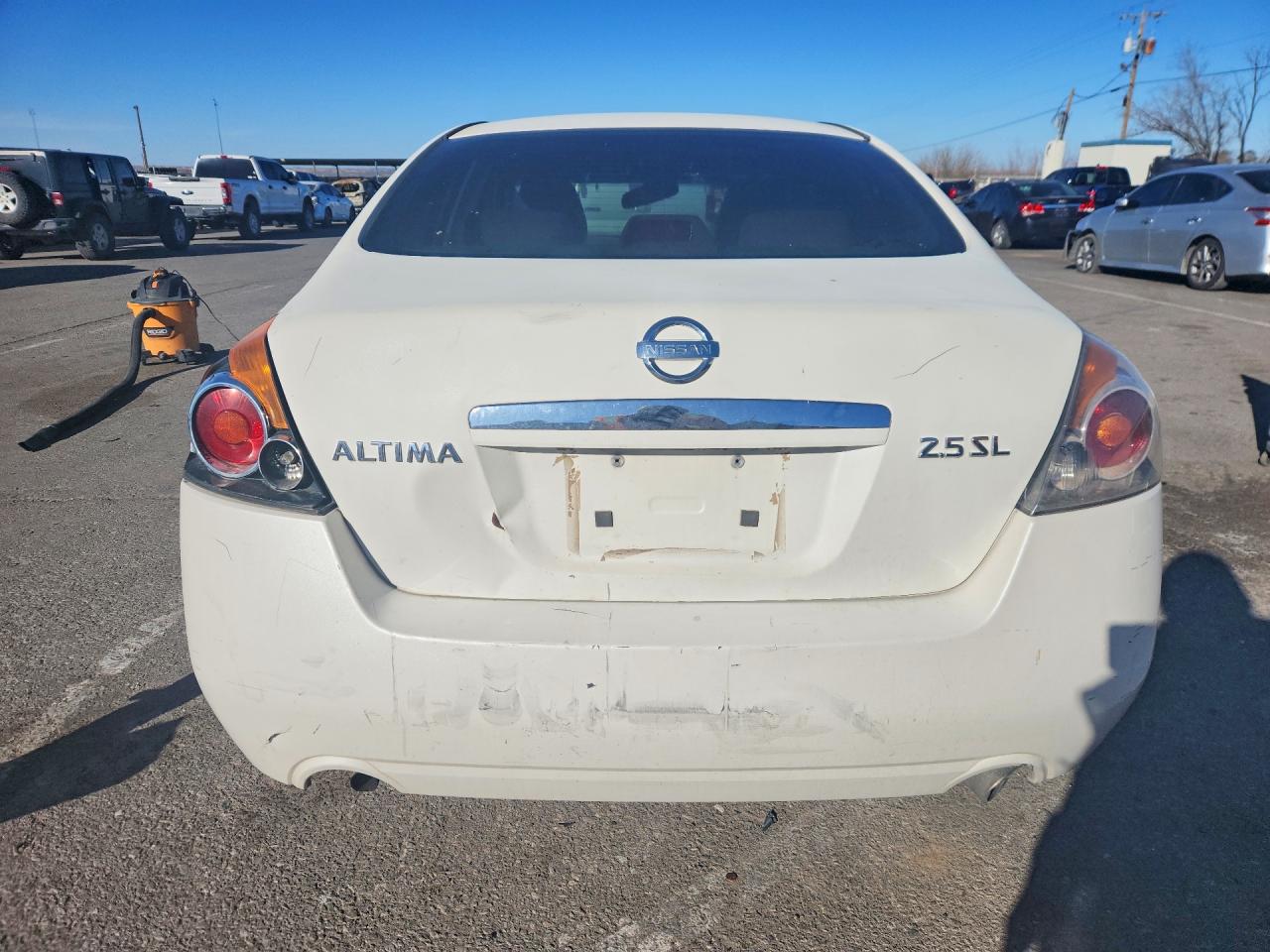 2008 Nissan Altima 2.5 White vin: 1N4AL21E98N524186