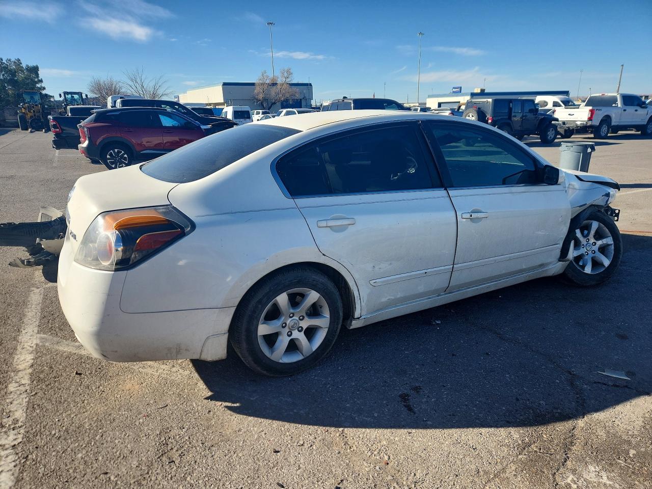 2008 Nissan Altima 2.5 White vin: 1N4AL21E98N524186