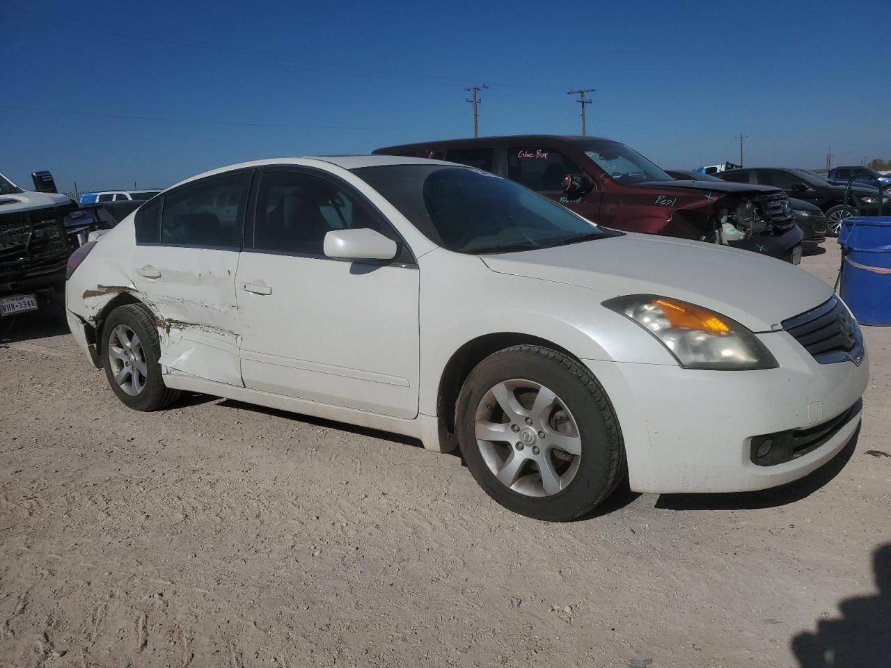 2008 Nissan Altima 2.5 Белый vin: 1N4AL21E98N536290