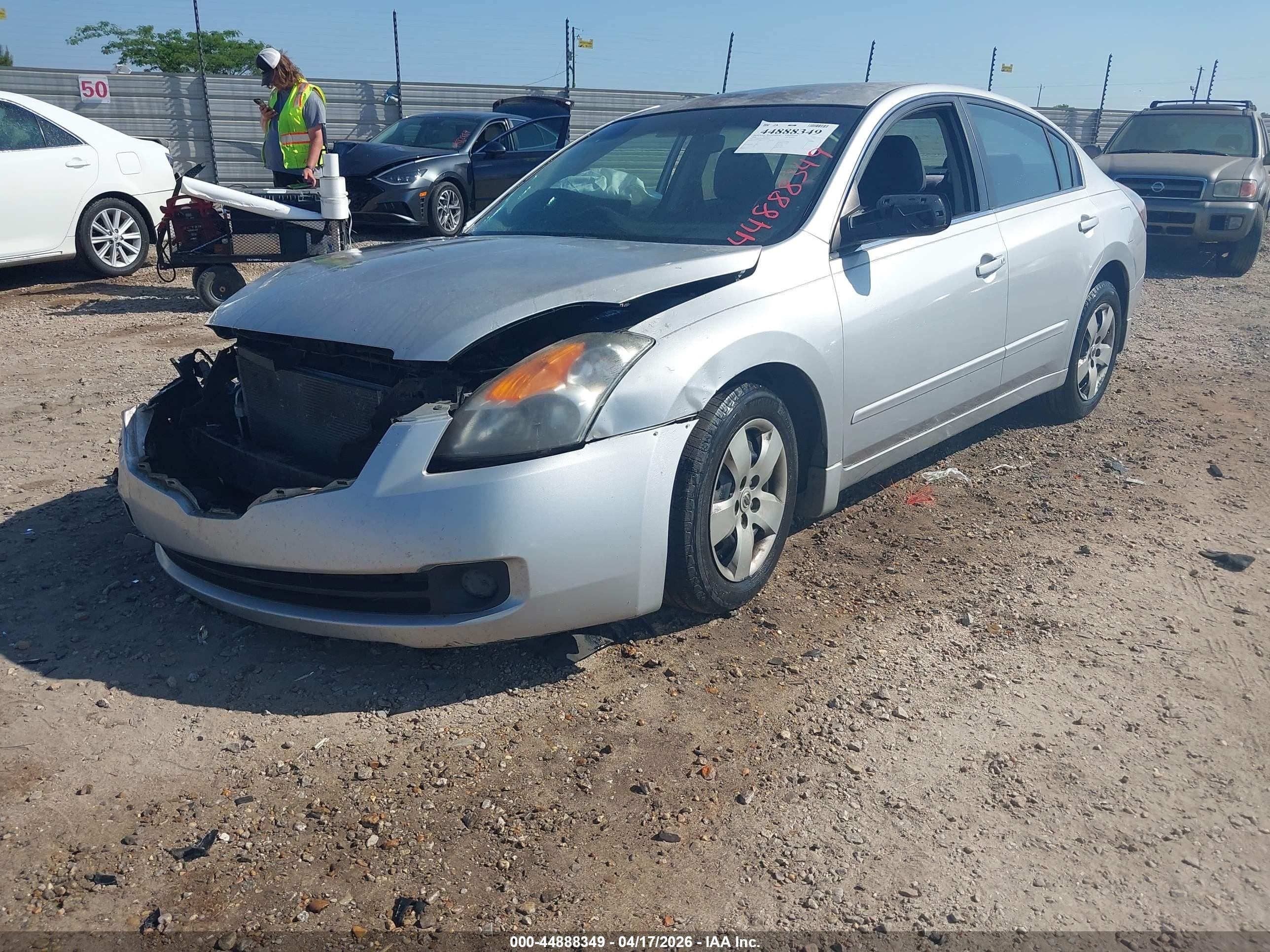 2008 Nissan Altima 2.5 S Silver vin: 1N4AL21E98N540064