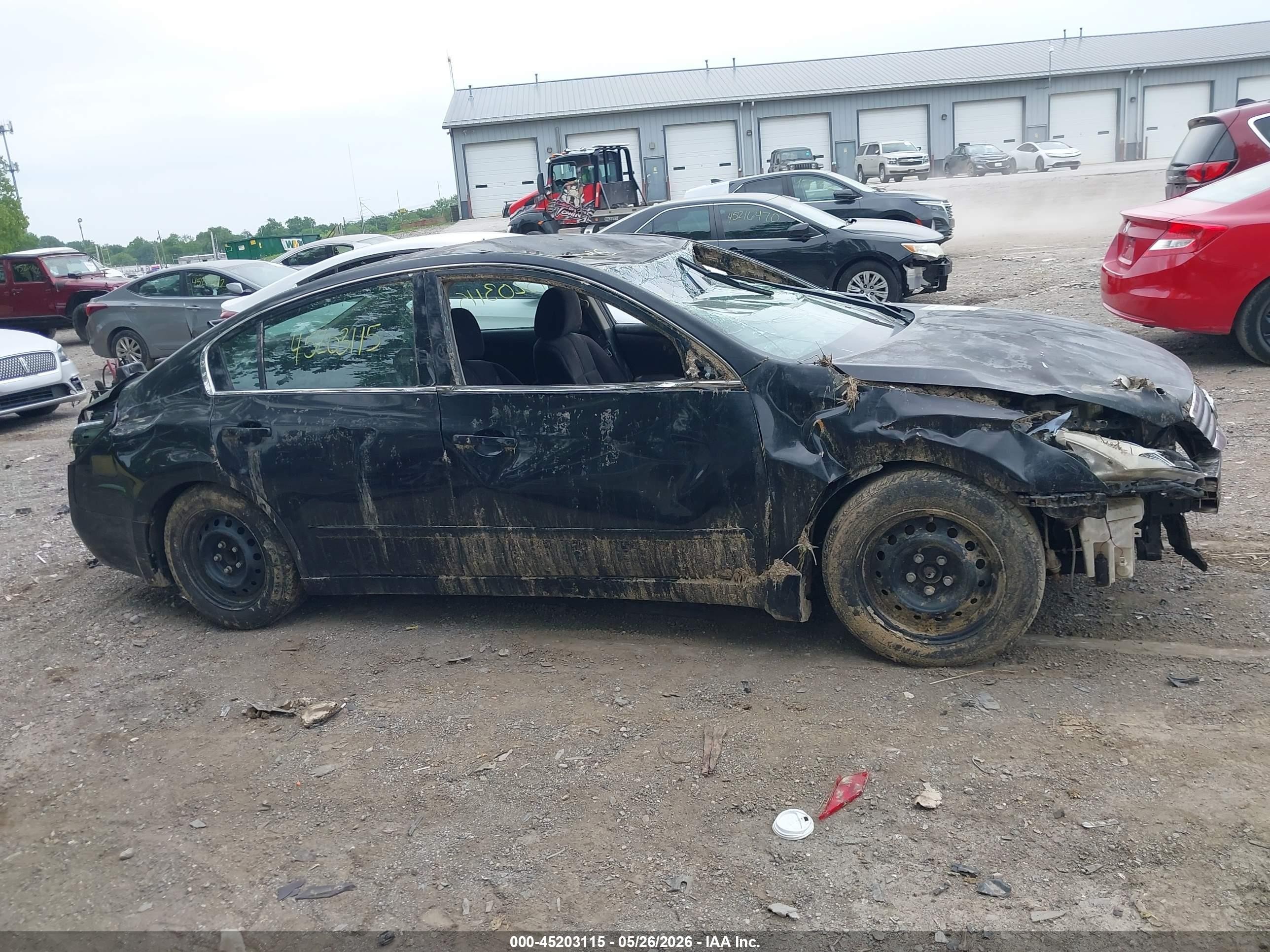2008 Nissan Altima 2.5 S Black vin: 1N4AL21E98N551453