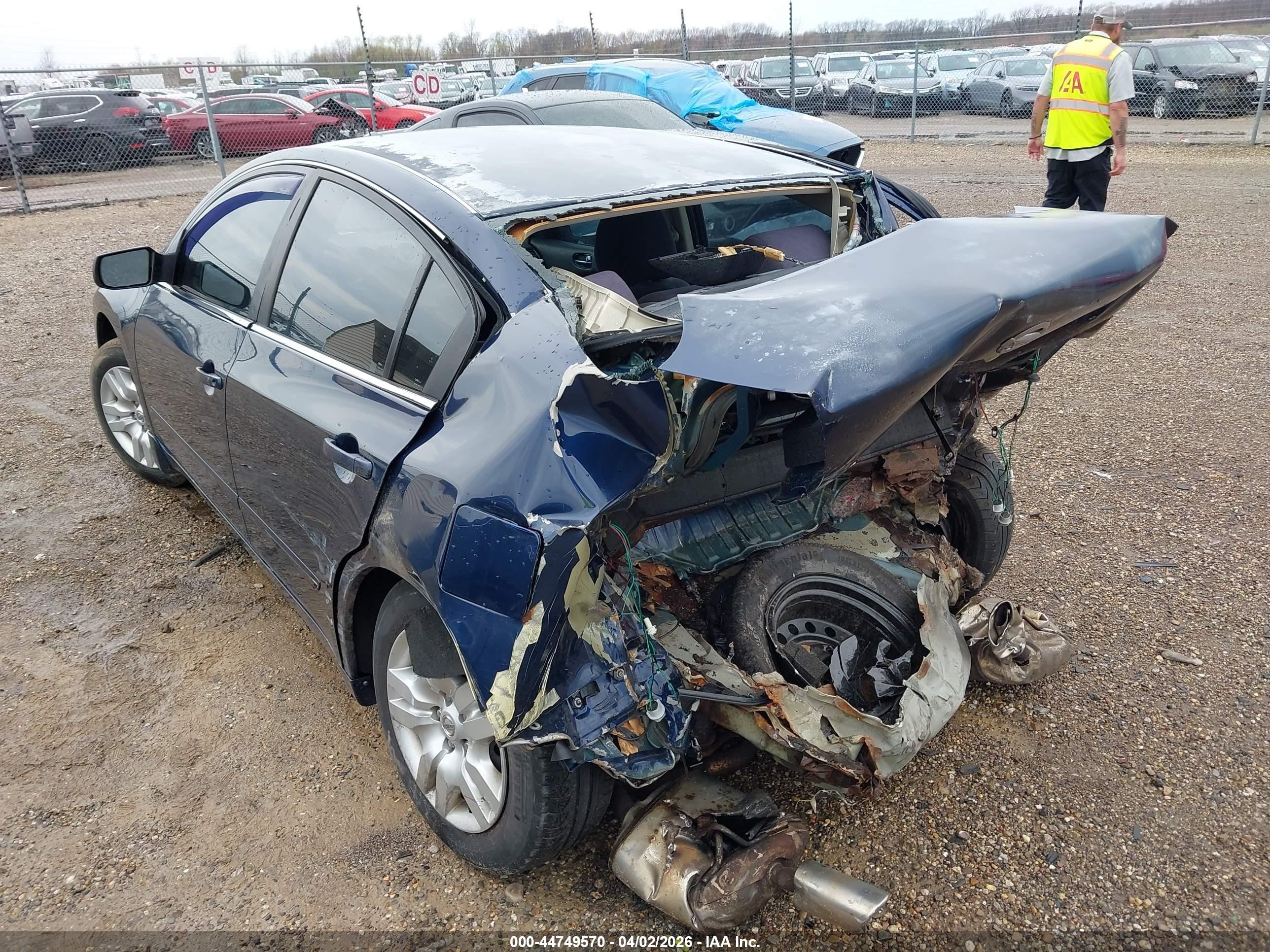 2009 Nissan Altima 2.5 S Синий vin: 1N4AL21E99C186169