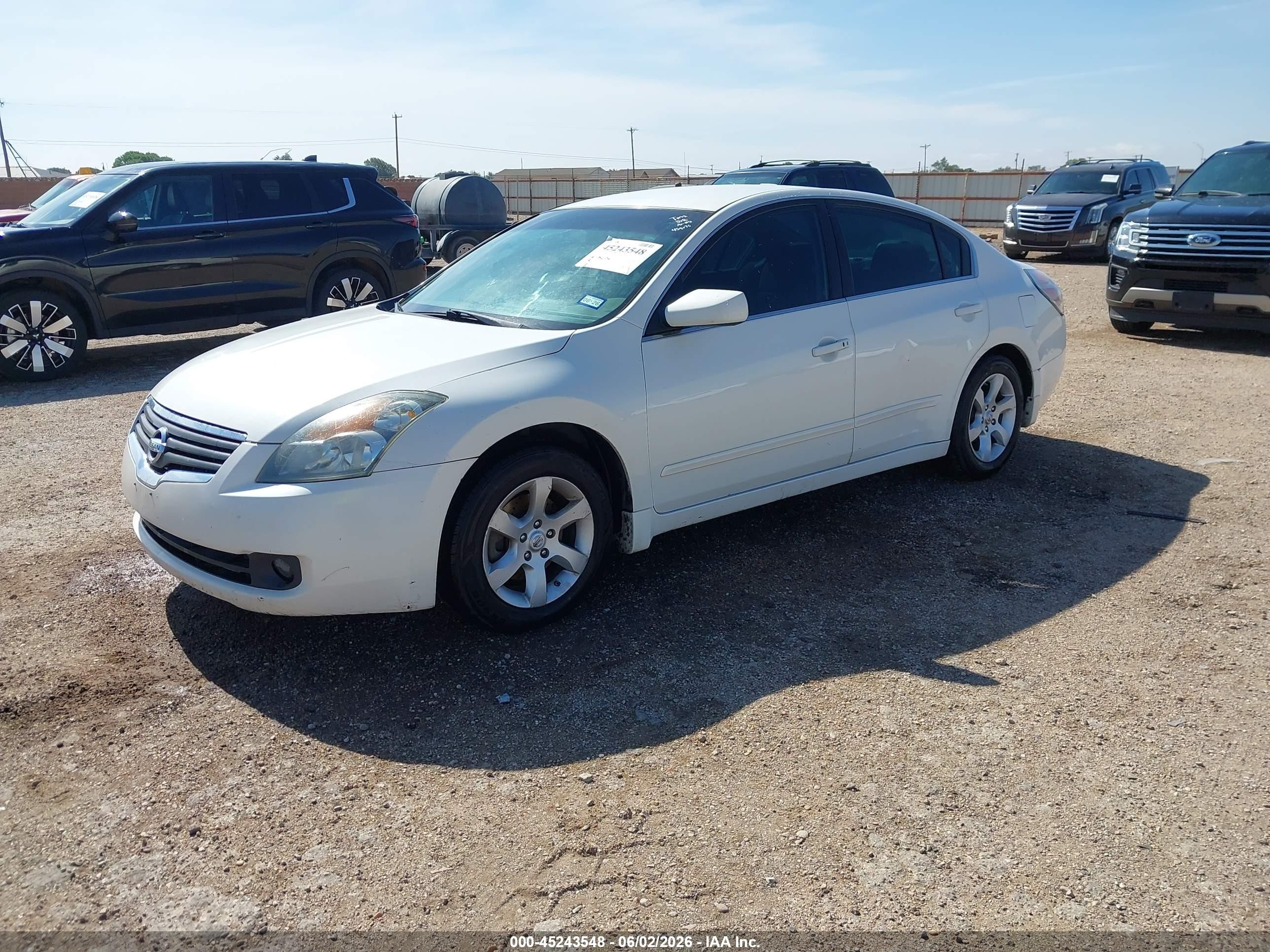 2009 Nissan Altima 2.5 S White vin: 1N4AL21E99N454075