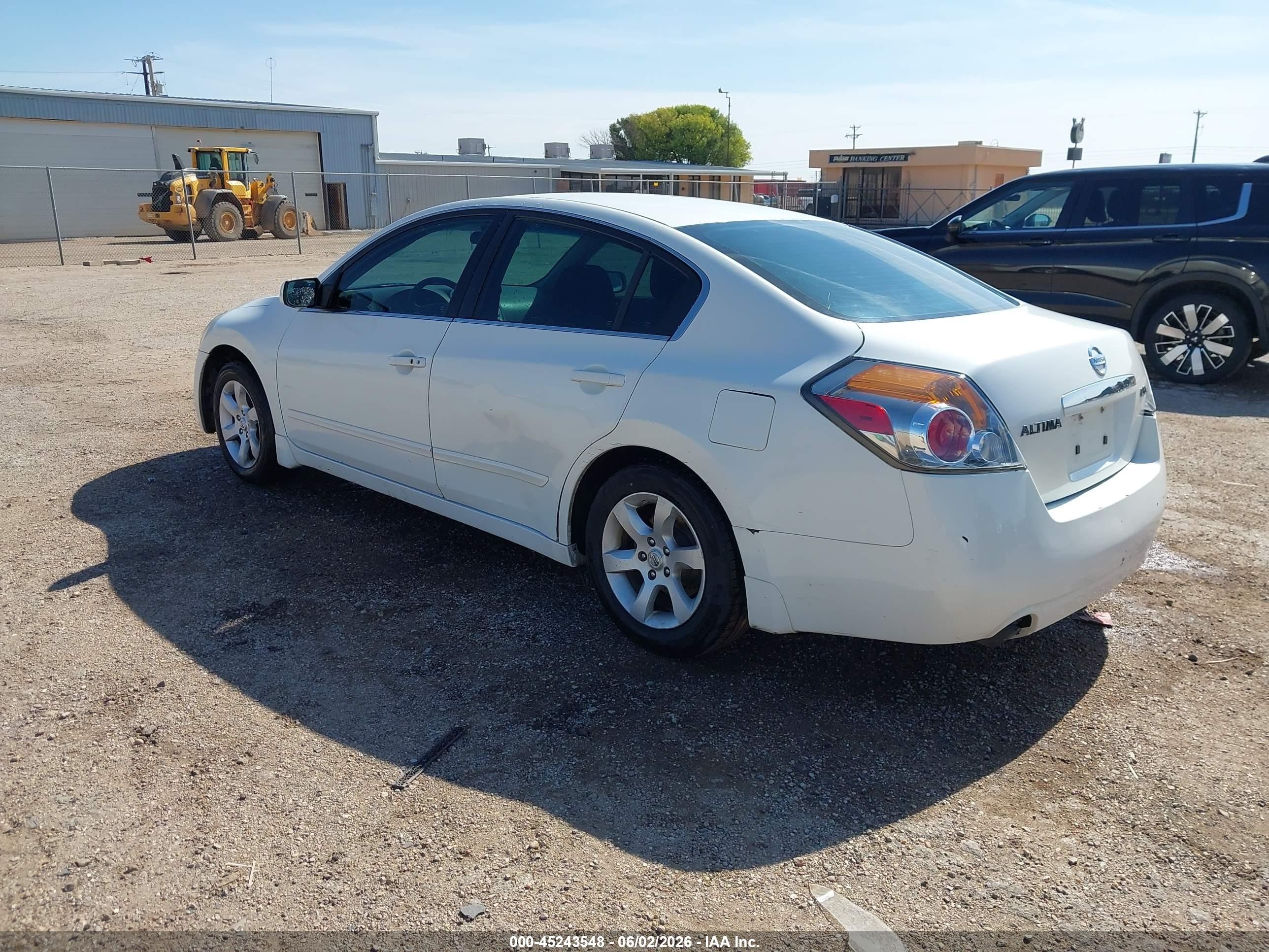2009 Nissan Altima 2.5 S White vin: 1N4AL21E99N454075