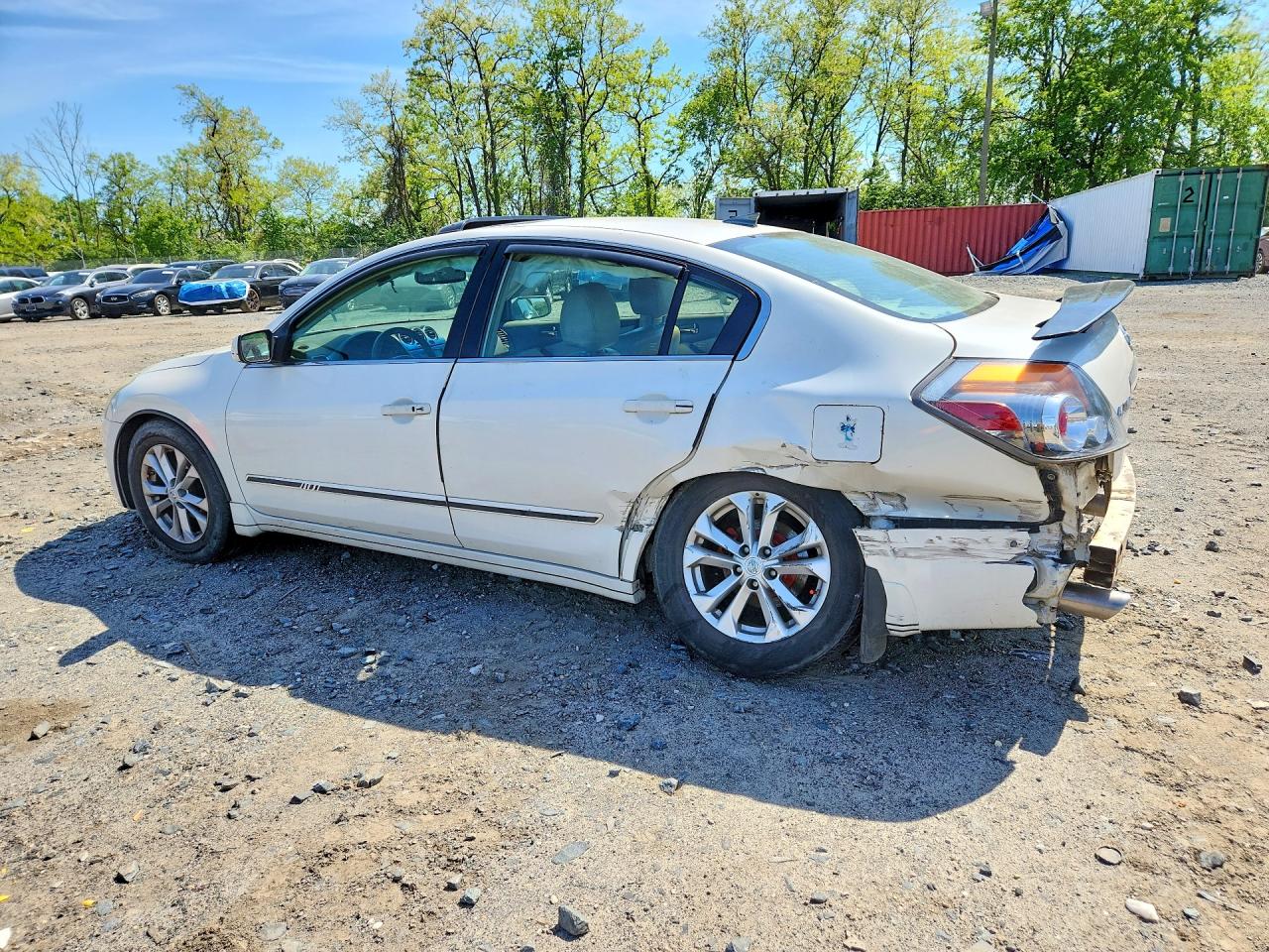 2009 Nissan Altima 2.5 White vin: 1N4AL21E99N456473