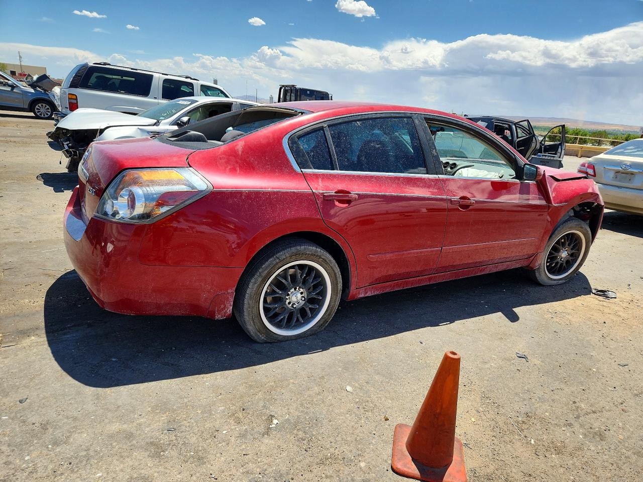 2009 Nissan Altima 2.5 Красный vin: 1N4AL21E99N458627