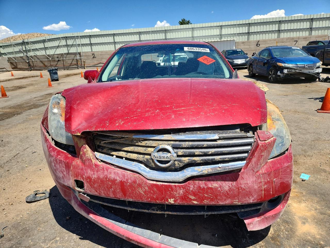 2009 Nissan Altima 2.5 Красный vin: 1N4AL21E99N458627