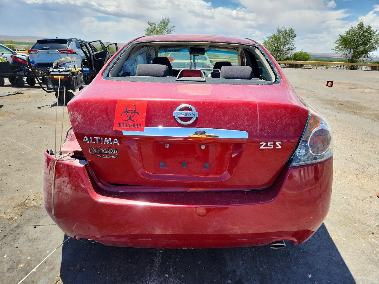 2009 Nissan Altima 2.5 Красный vin: 1N4AL21E99N458627