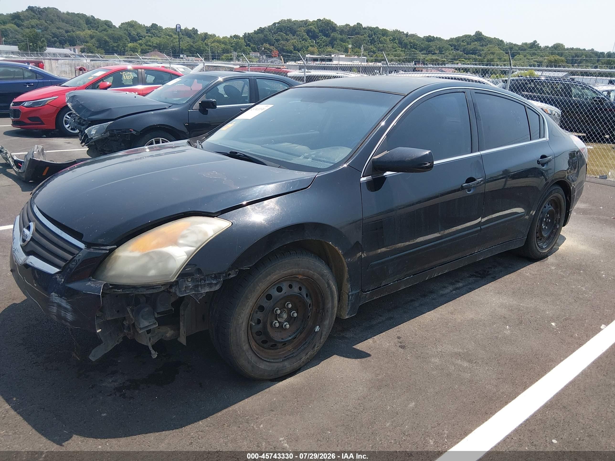 2009 Nissan Altima 2.5 S Black vin: 1N4AL21E99N460569